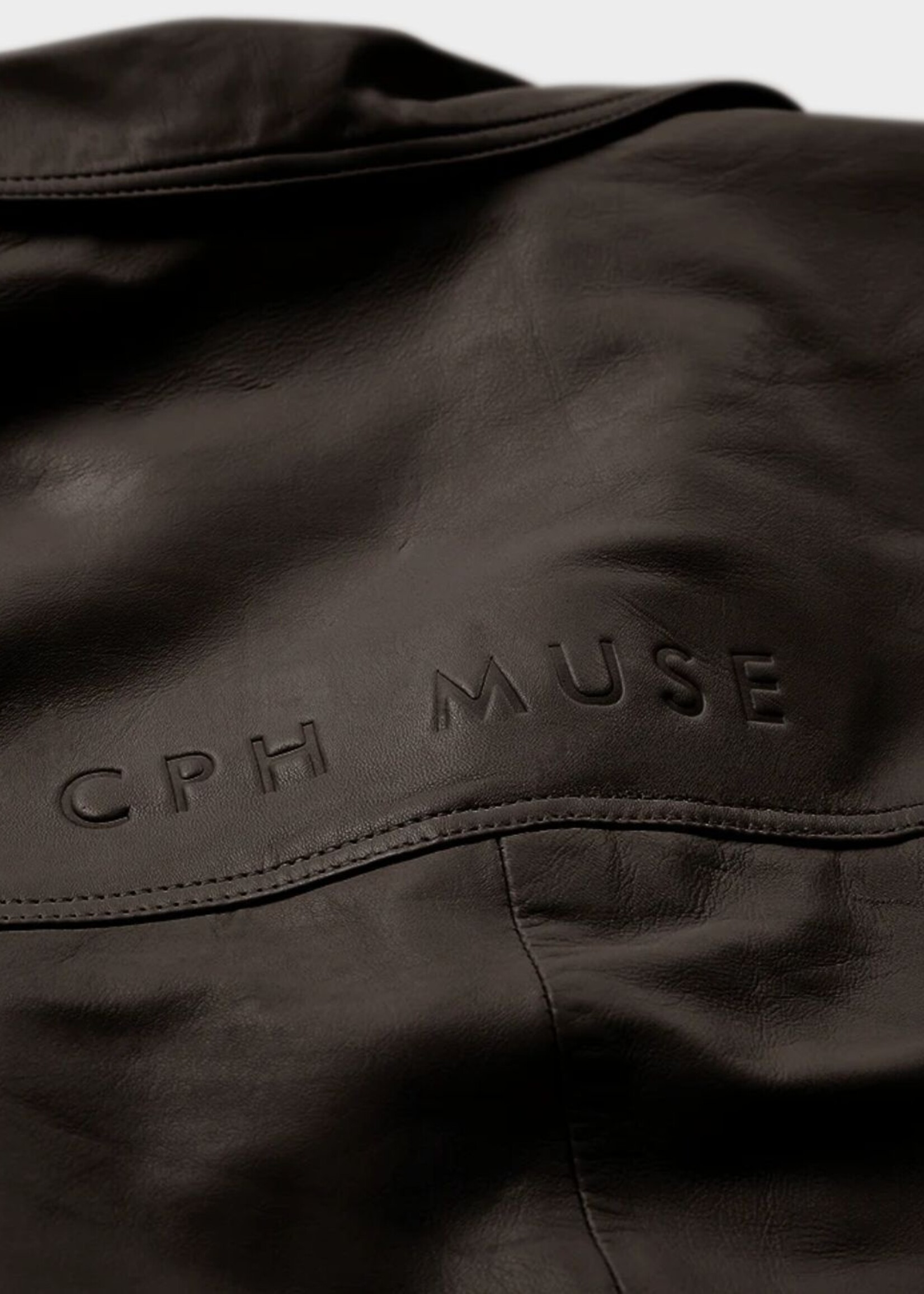 Copenhagen Muse Royal Leather Jacket, Mole