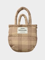 Mads Nørgaard Ripstop Pillow Bag, Cornstalk / Cocoa Brown