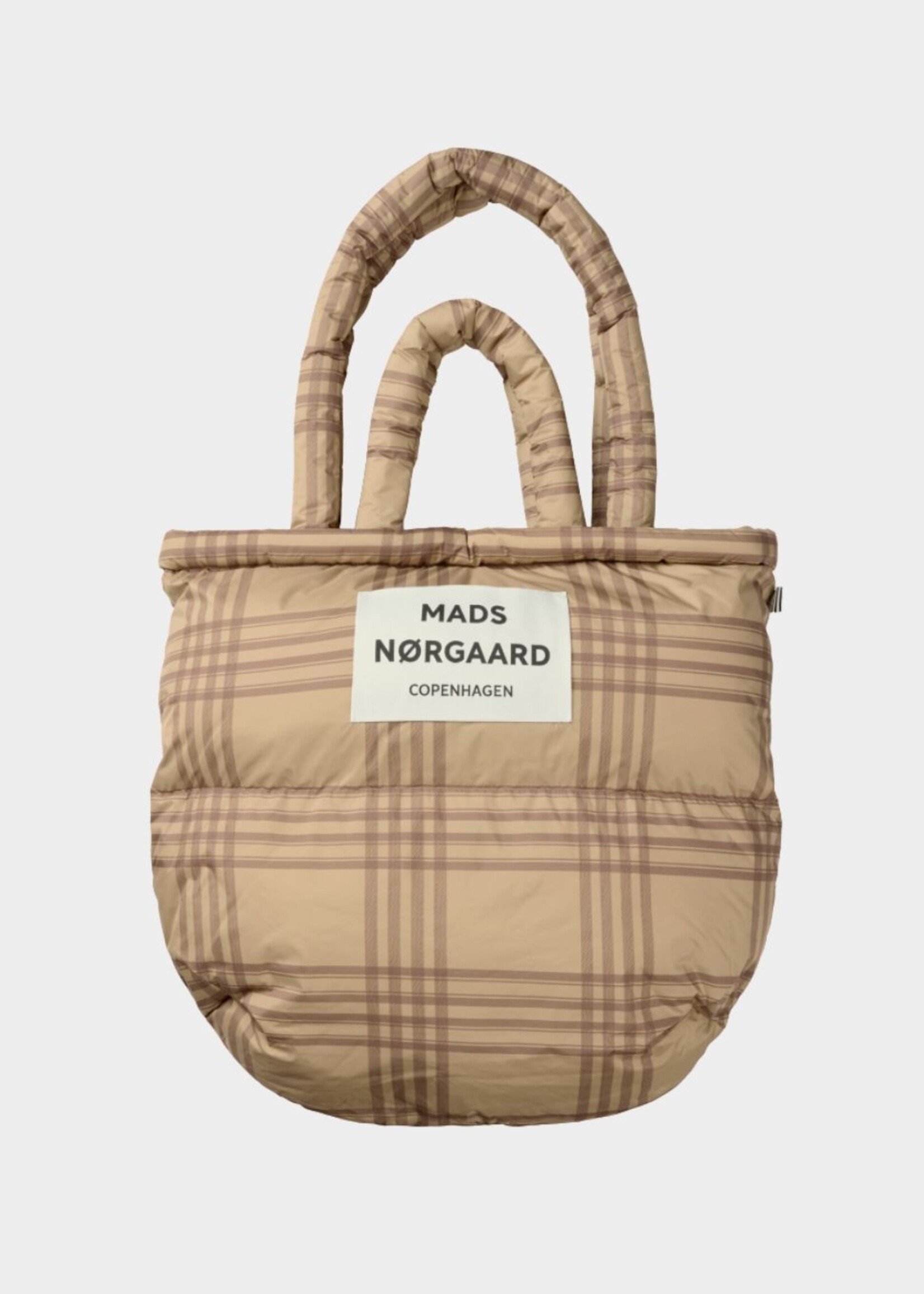 Mads Nørgaard Ripstop Pillow Bag, Cornstalk / Cocoa Brown