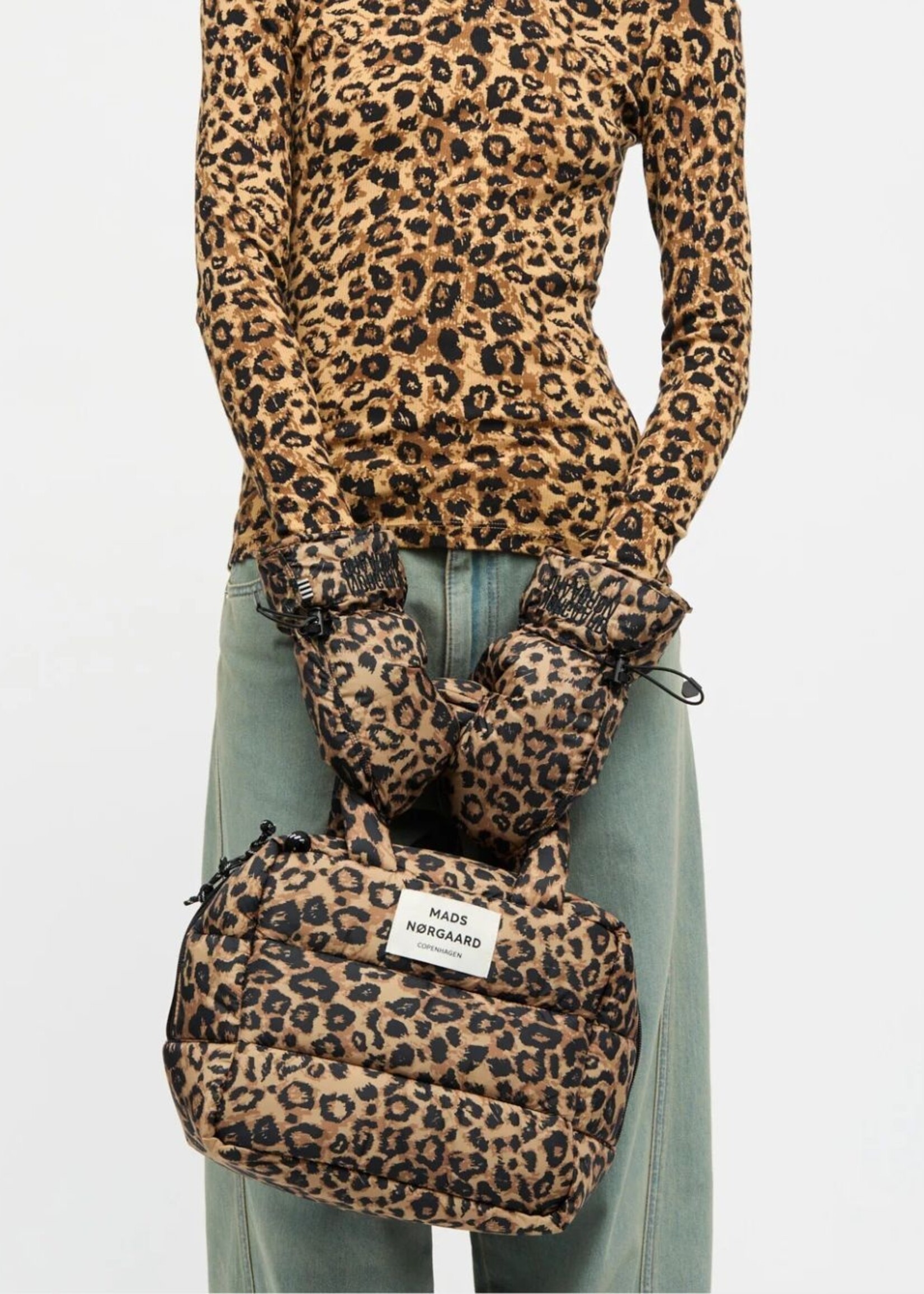 Mads Nørgaard Ripstop Pillow Glove, Leopard Black