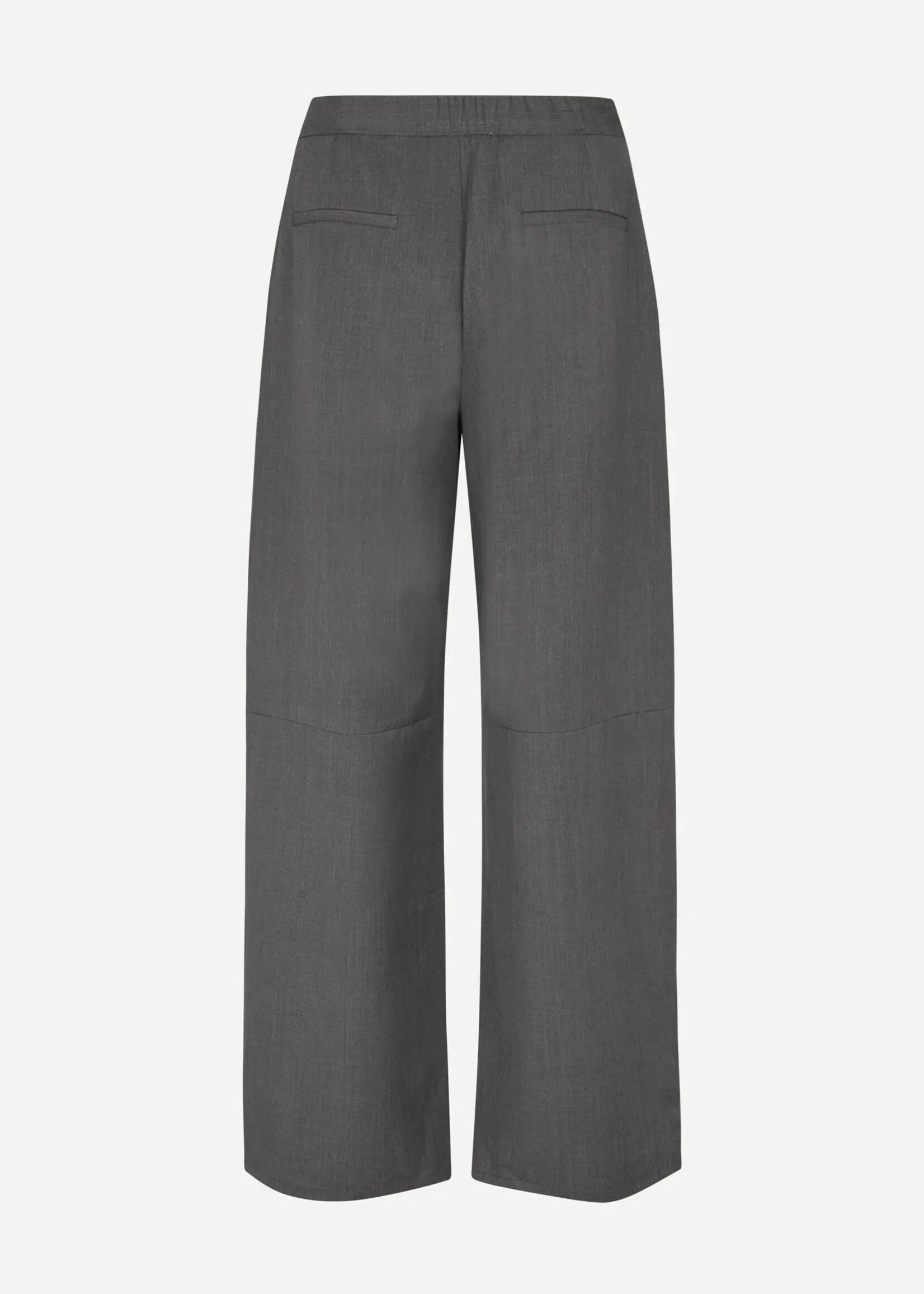 Samsøe Samsøe Saroko Trousers, Dark Grey Melange
