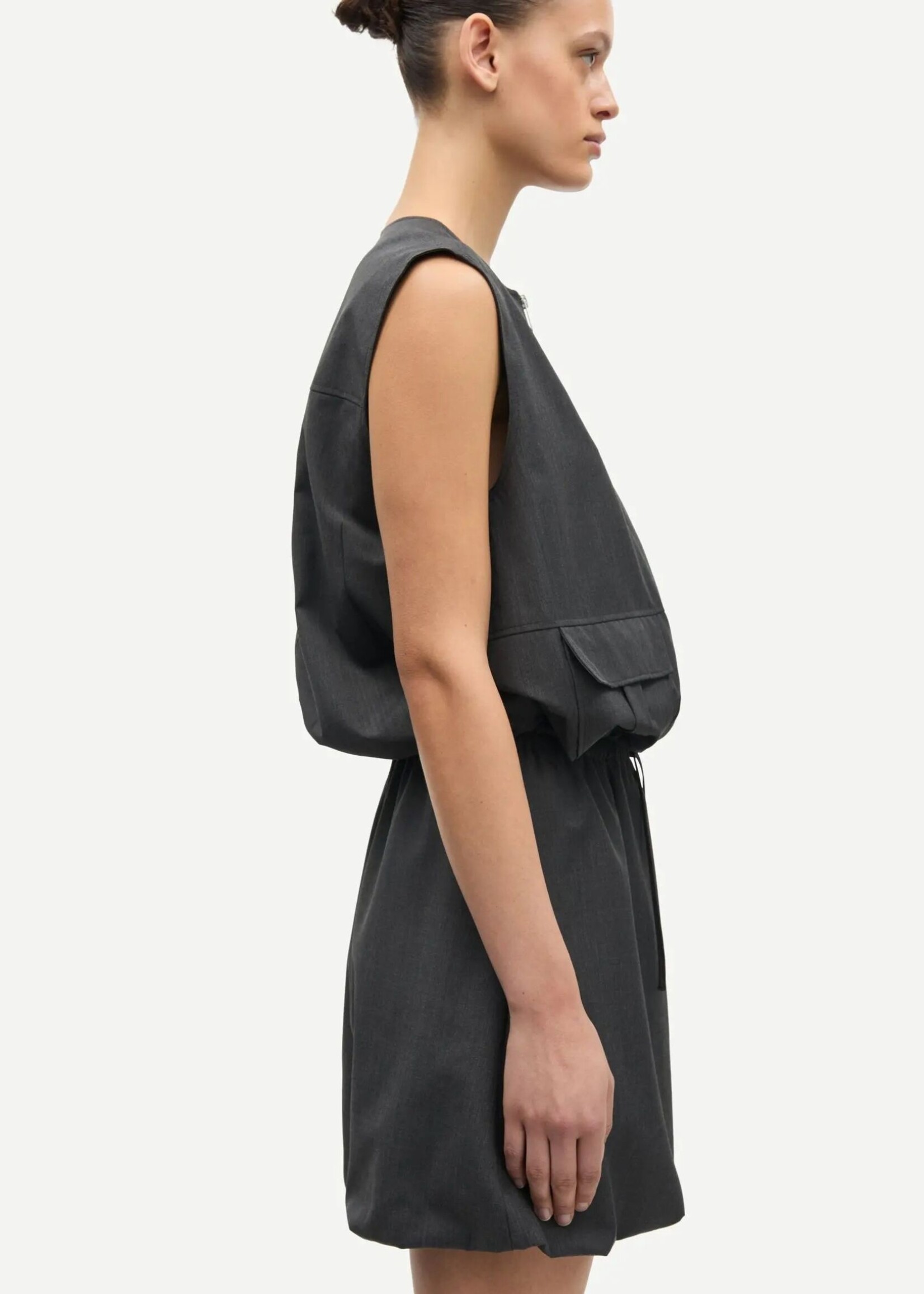 Samsøe Samsøe Saroko Skirt, Dark Grey Melange