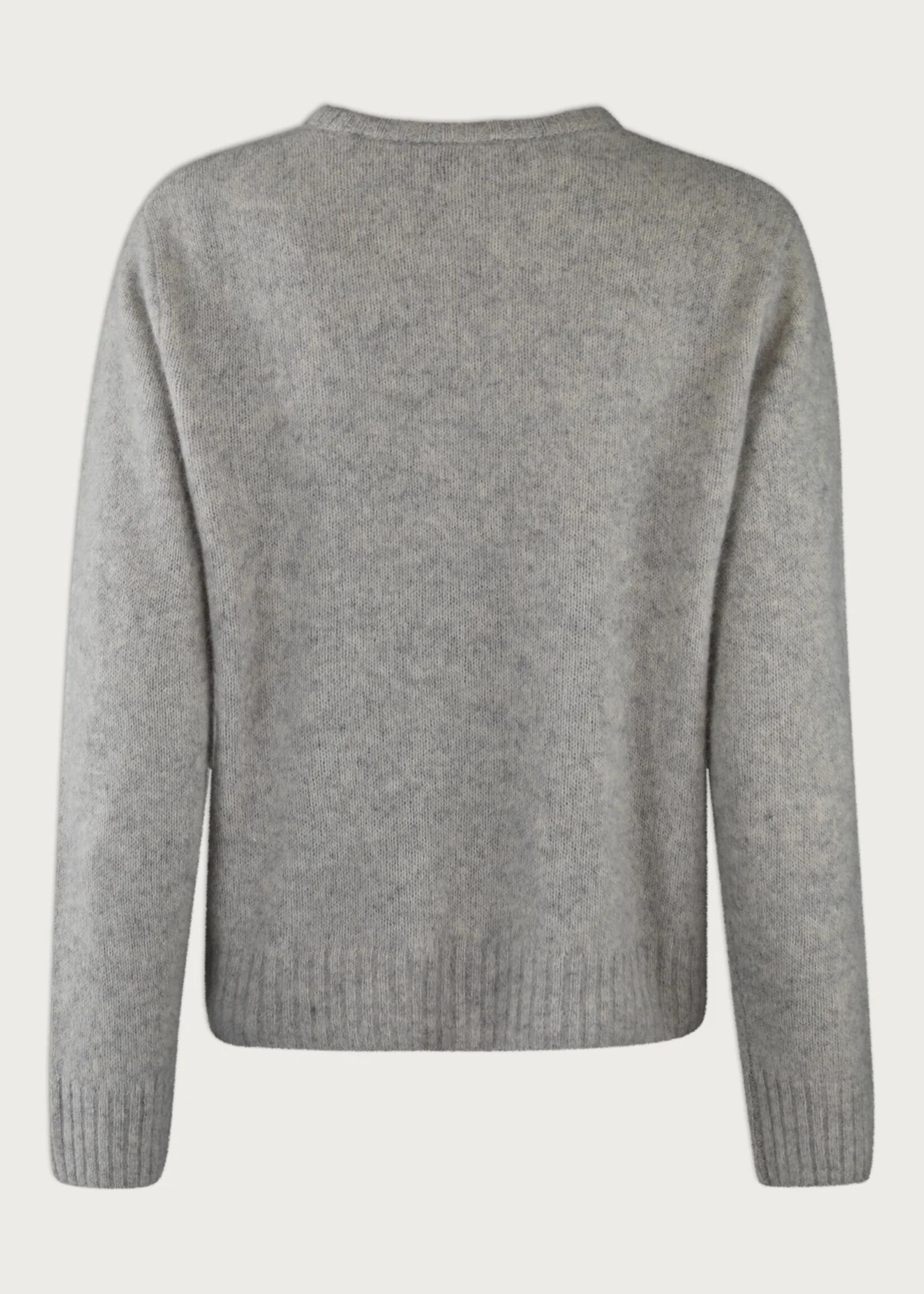 Six Ames Lily Sweater, Grey Melange