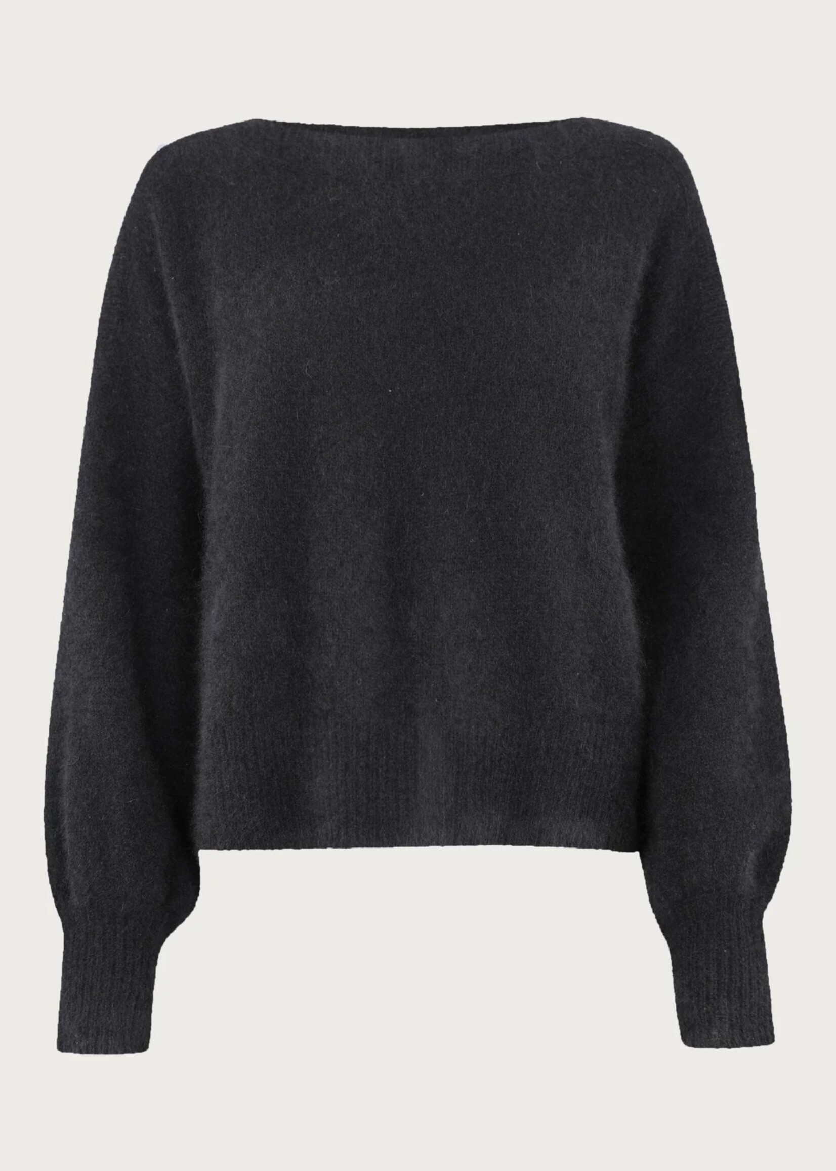 Six Ames Malou Racoon Knit, Black