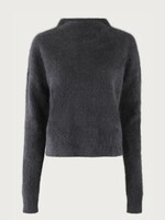 Six Ames Utta Racoon Knit, Black