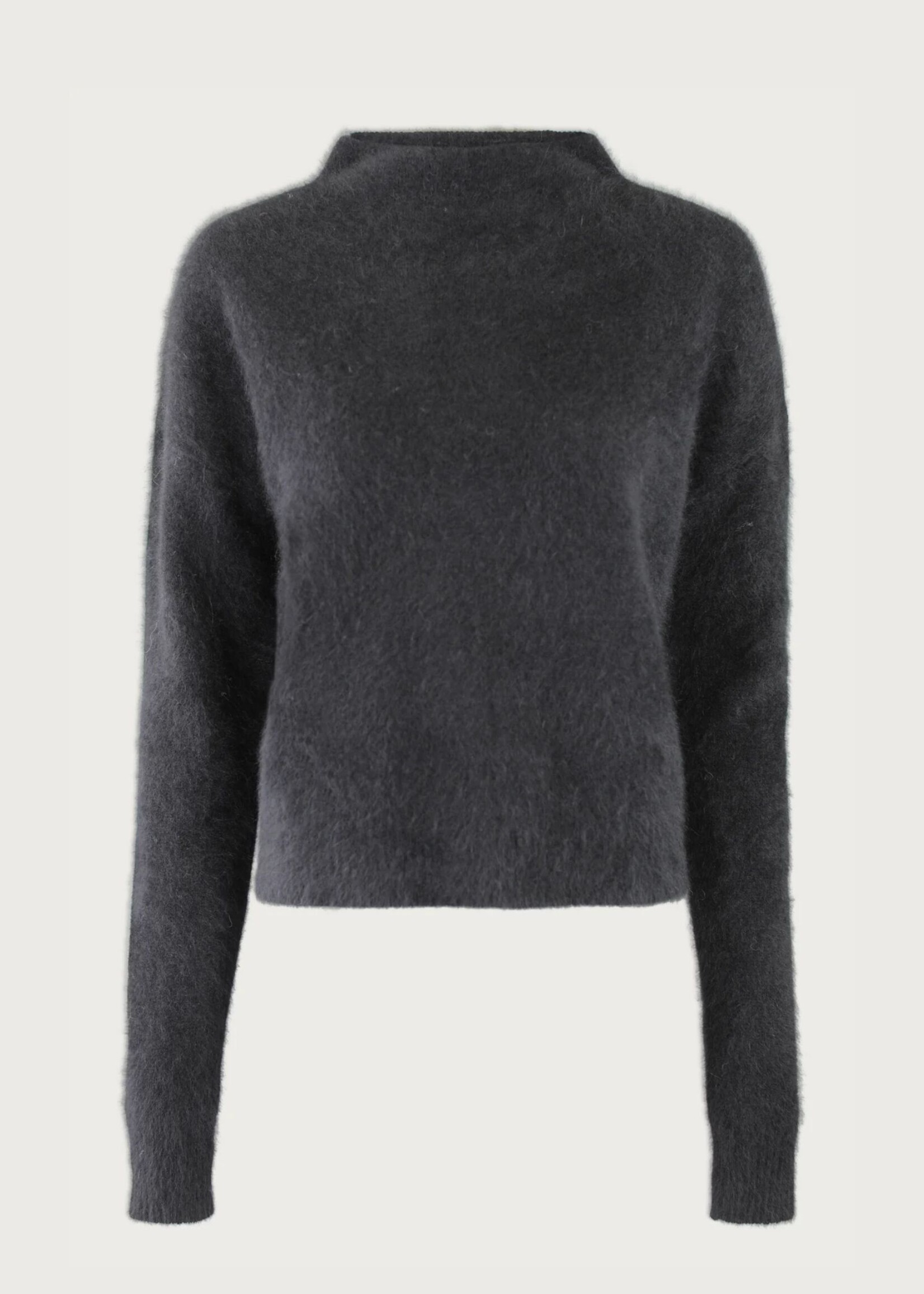 Six Ames Utta Racoon Knit, Black