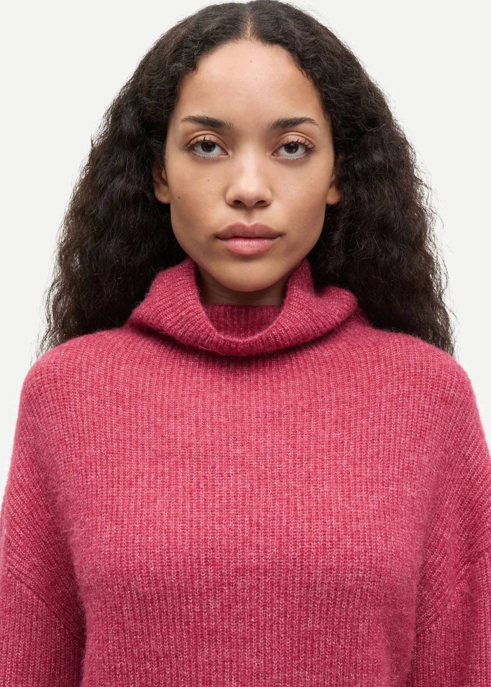 Samsøe Samsøe Sanoris Turtleneck, Earth Red