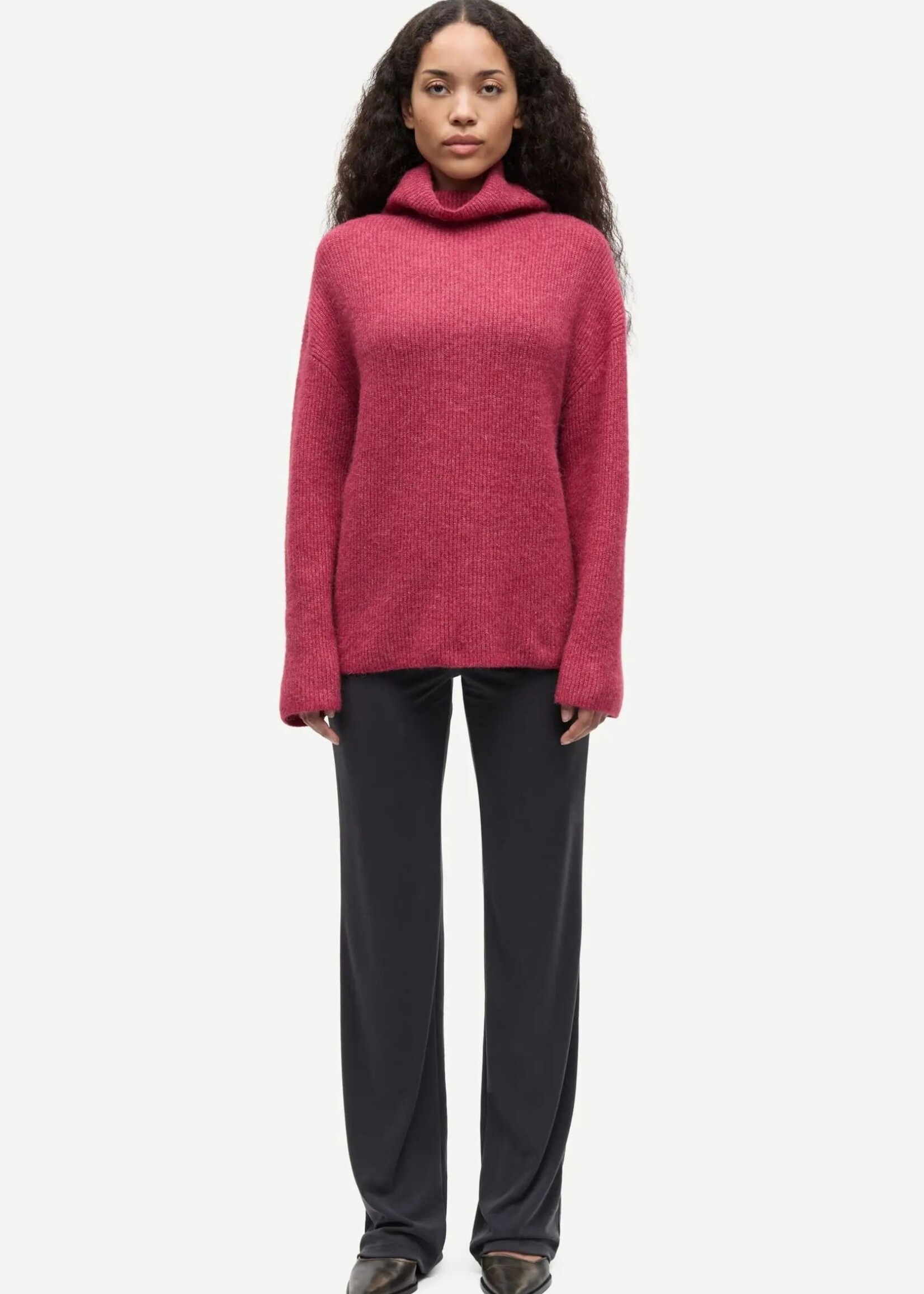 Samsøe Samsøe Sanoris Turtleneck, Earth Red