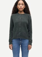 Samsøe Samsøe Nor Cardigan, Dark Evergreen Mel.