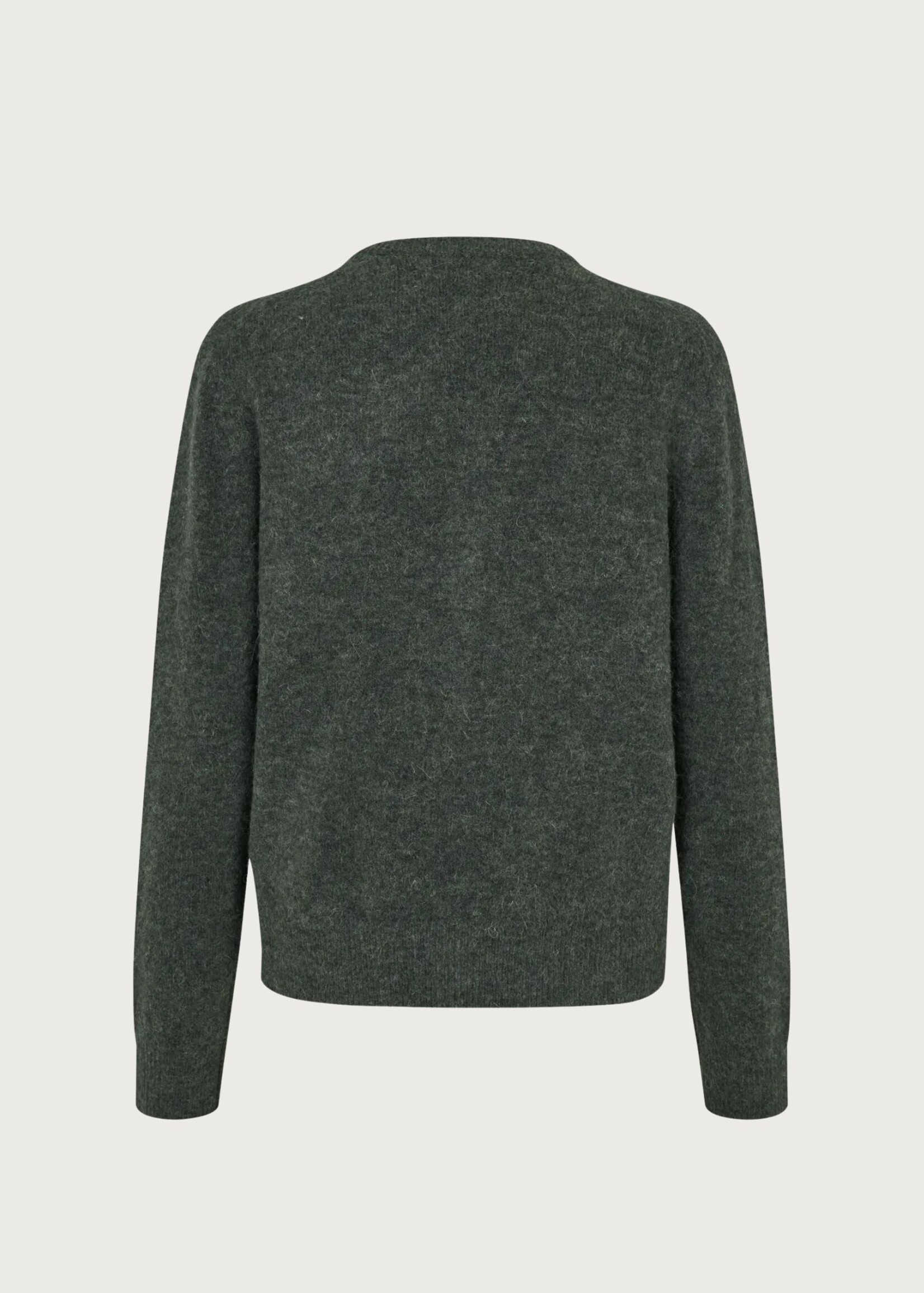 Samsøe Samsøe Nor Cardigan, Dark Evergreen Mel.