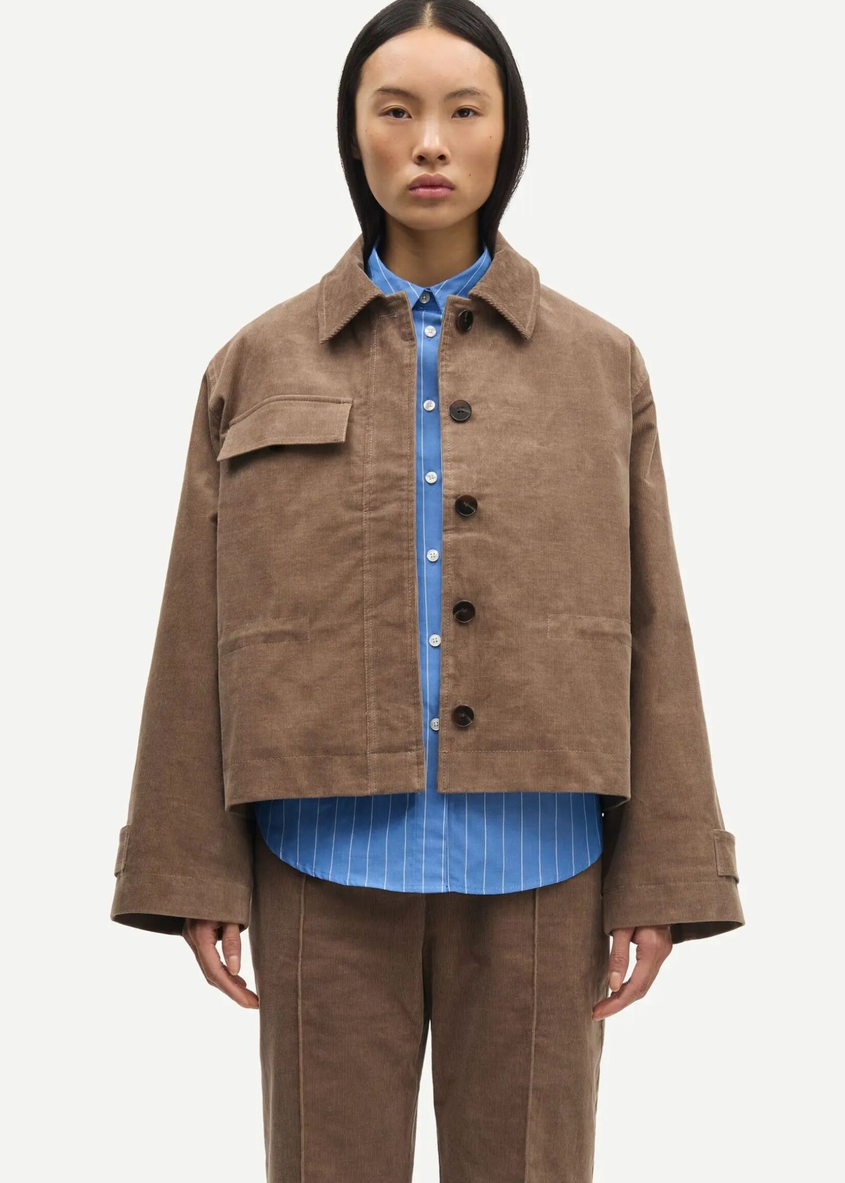 Samsøe Samsøe Salixa Jacket, Fossil