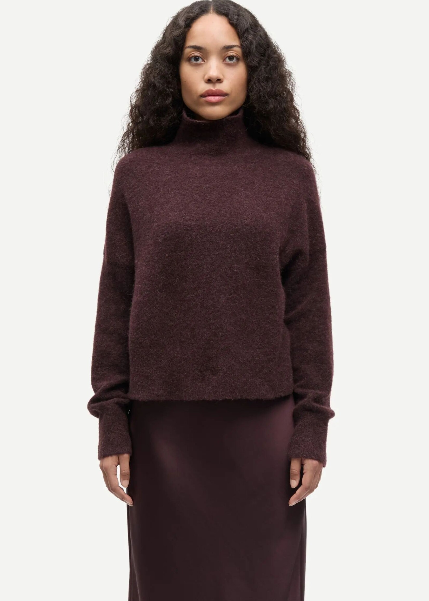 Samsøe Samsøe Nola Turtleneck, Fudge