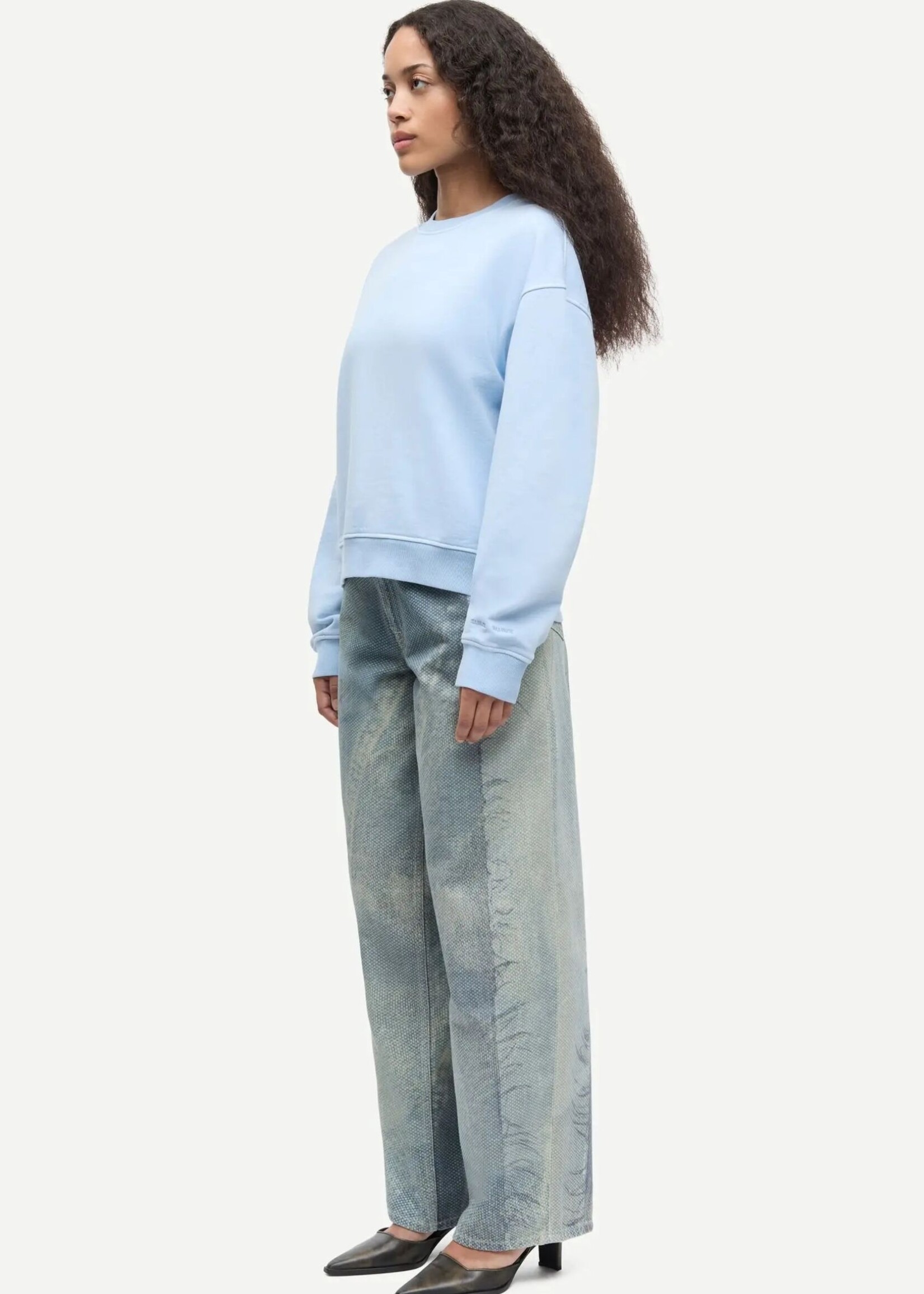 Samsøe Samsøe Savan Sweat, Cashmere Blue