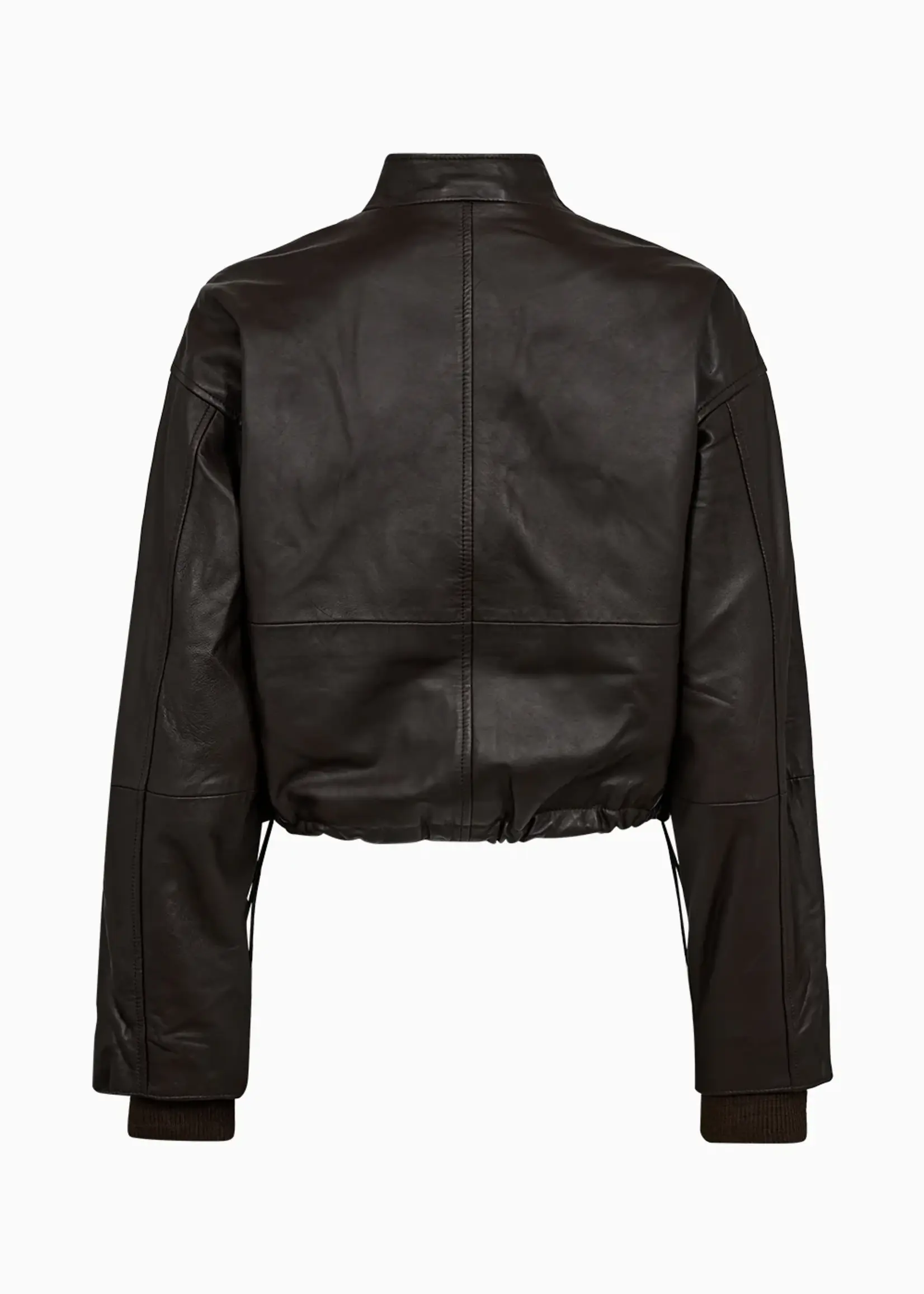 Ivy Copenhagen Kylie Adeleide Leather Jacket, Espresso Brown
