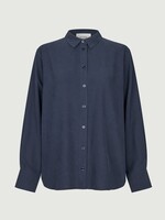 Six Ames Ally Silk Shirt, Night Sky