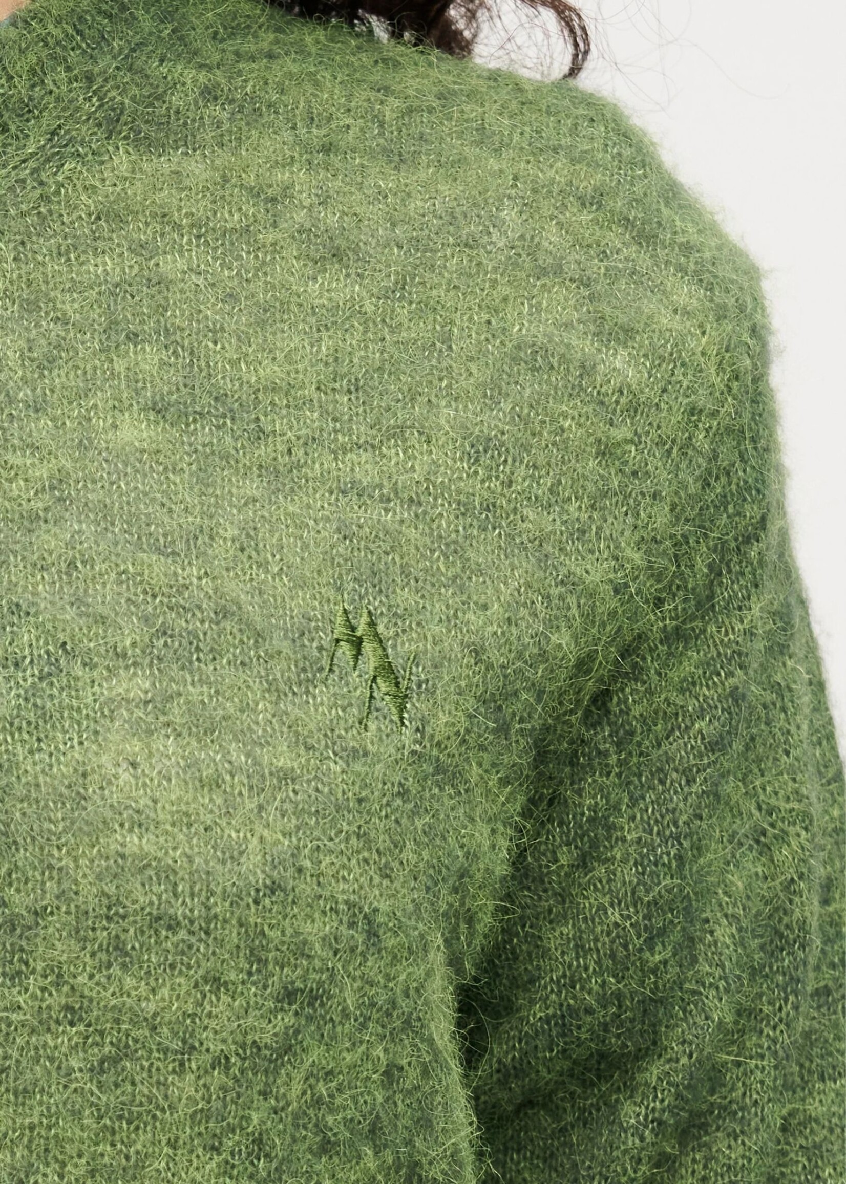 Mads Nørgaard Garzati Peach Cardigan, Sea Spray