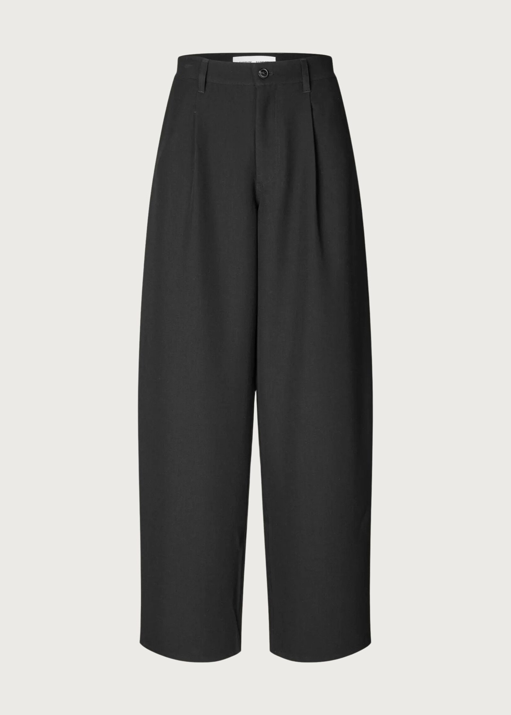 Samsøe Samsøe Saharper Pleat Trousers, Black