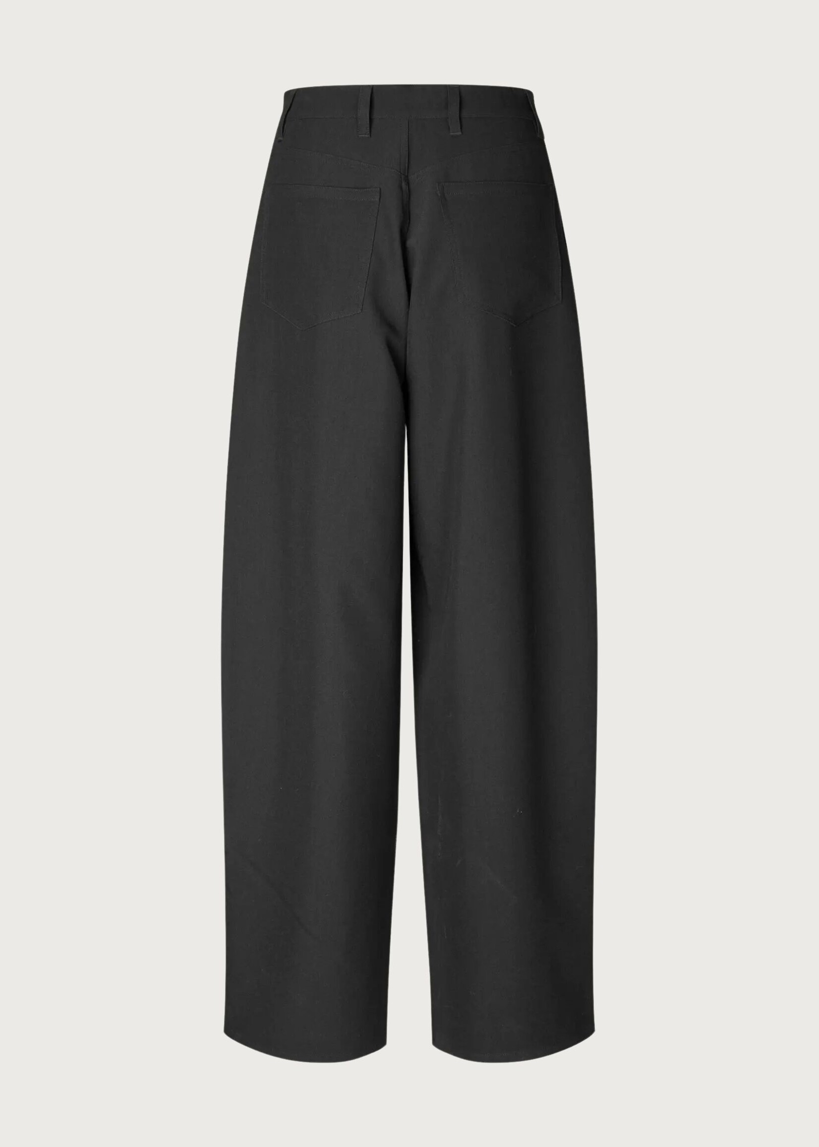Samsøe Samsøe Saharper Pleat Trousers, Black
