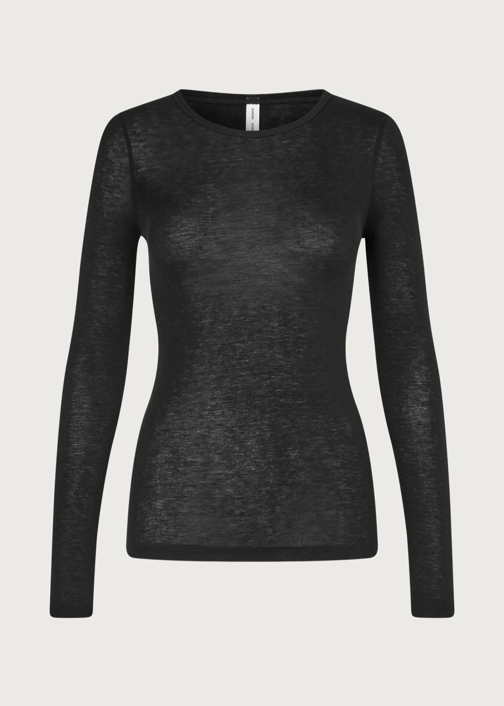 Samsøe Samsøe Sadou T-shirt LS, Black