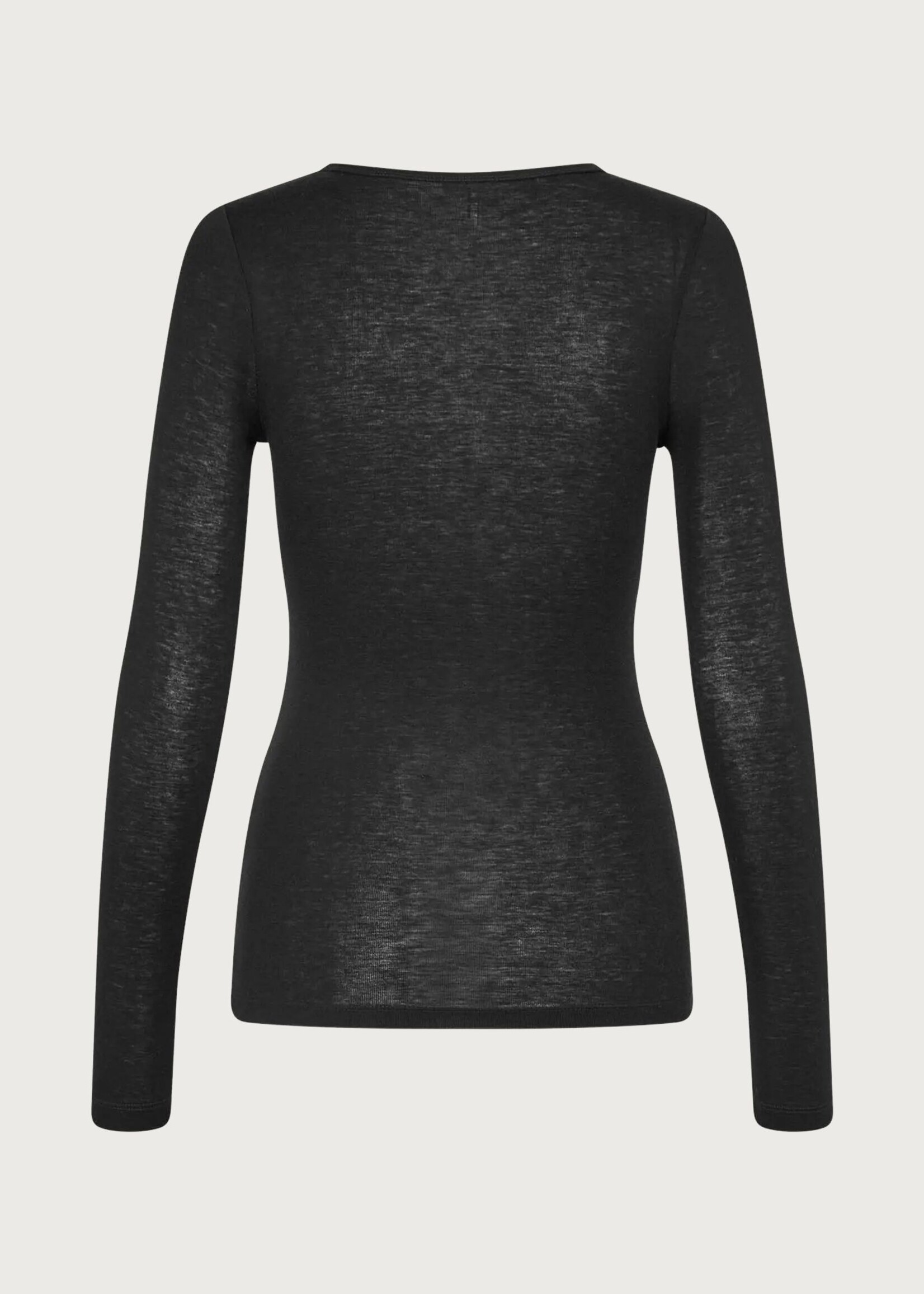 Samsøe Samsøe Sadou T-shirt LS, Black