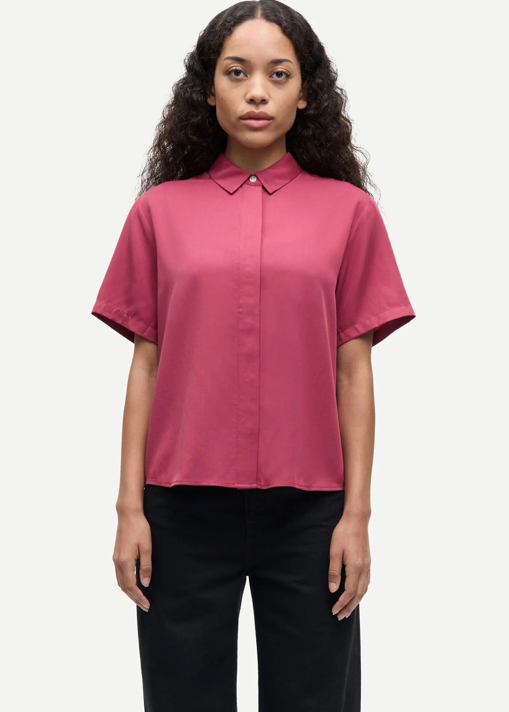 Samsøe Samsøe Mina Shirt, Earth Red