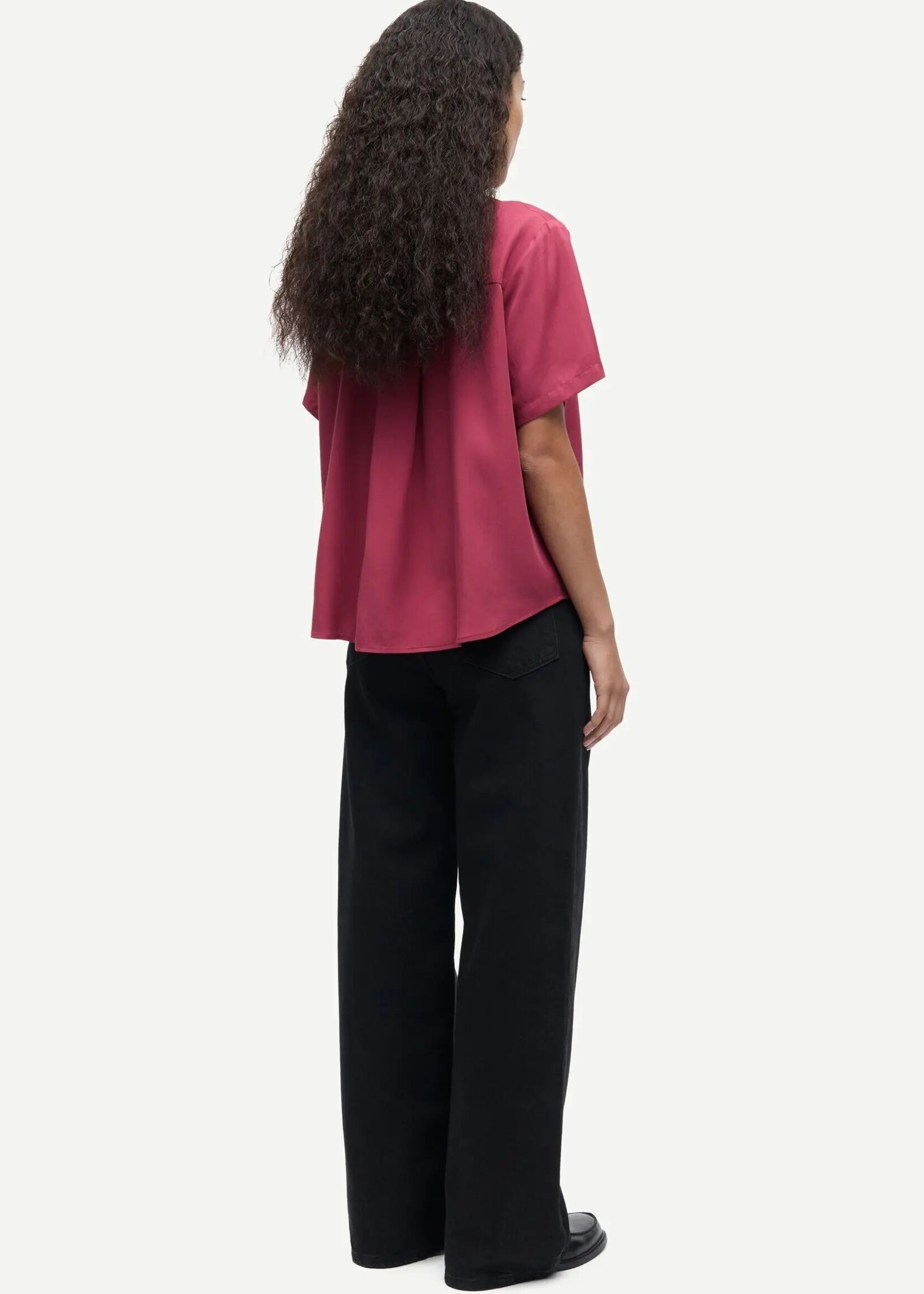 Samsøe Samsøe Mina Shirt, Earth Red