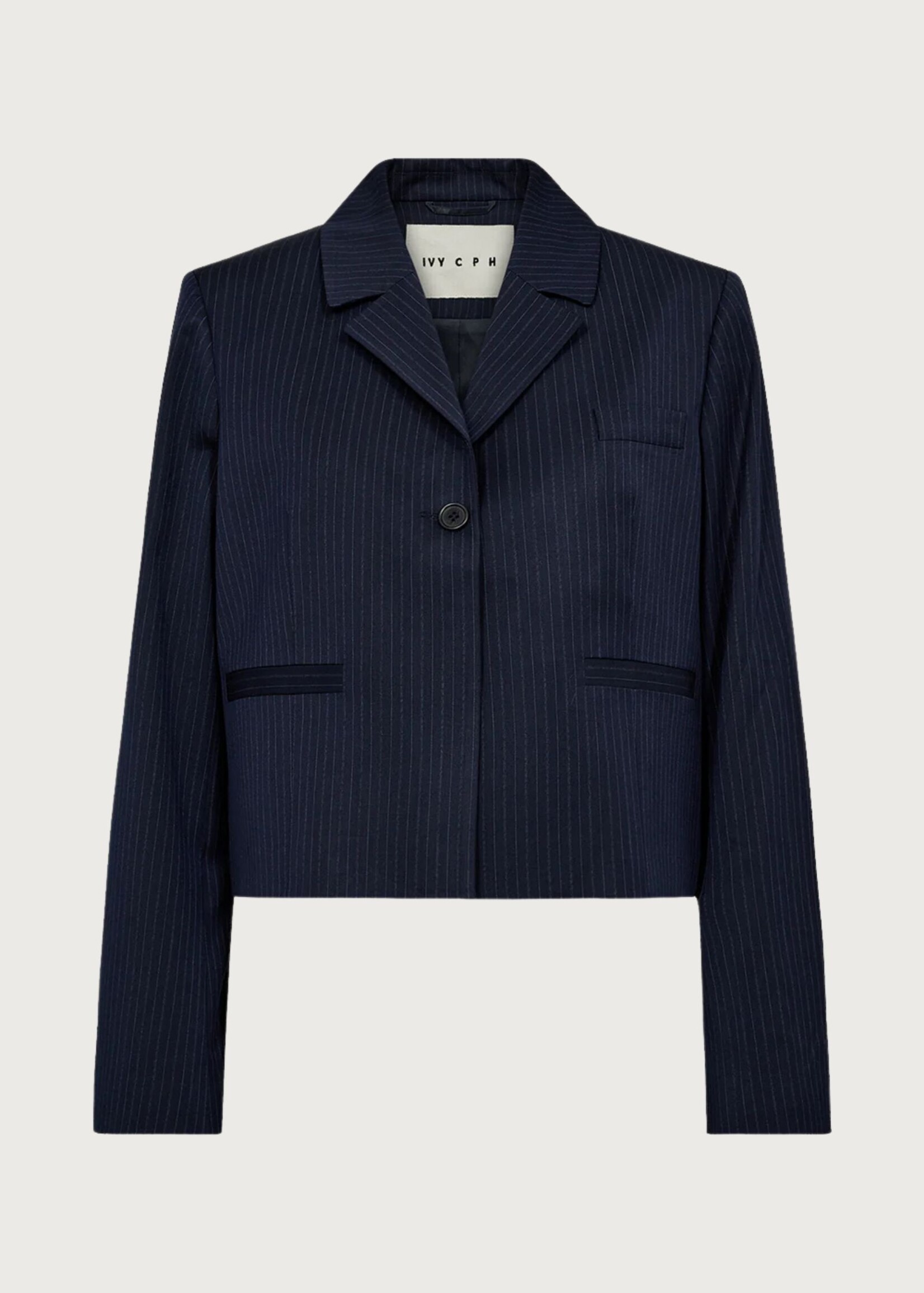 Ivy Copenhagen Paula Short Blazer, Deep Navy Blue