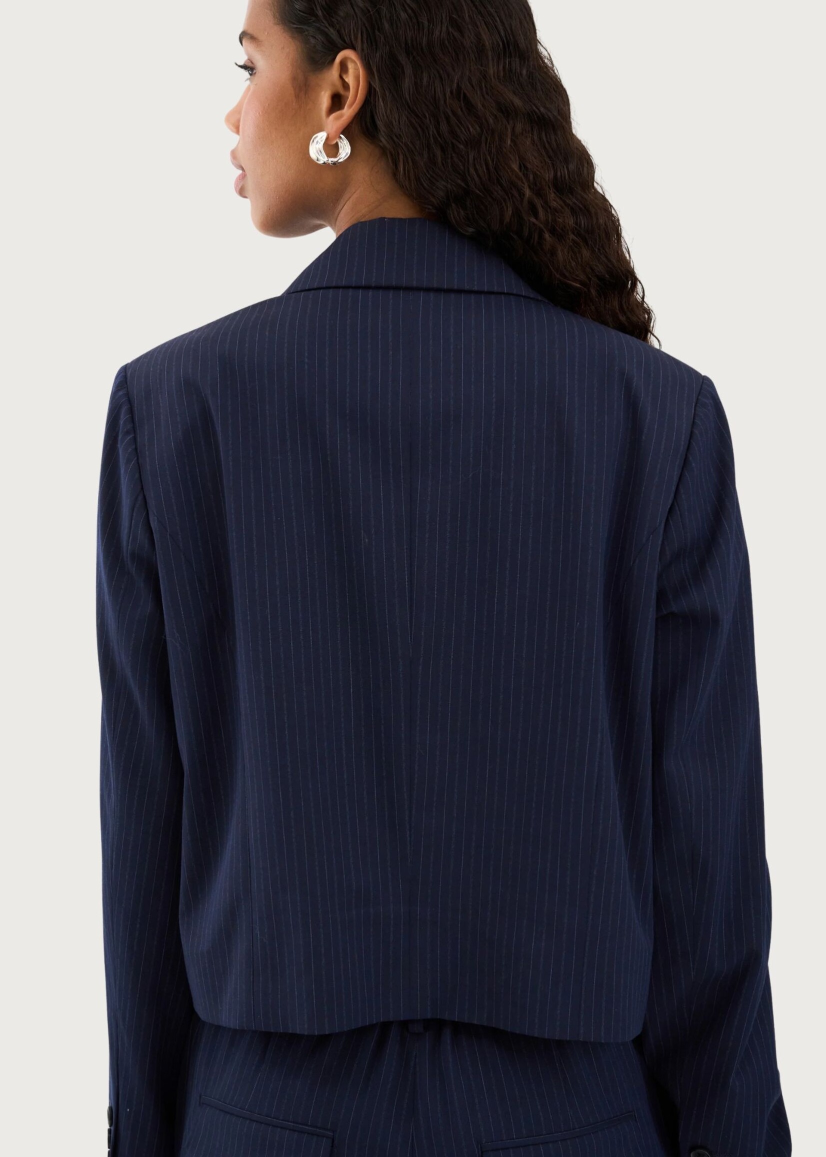 Ivy Copenhagen Paula Short Blazer, Deep Navy Blue