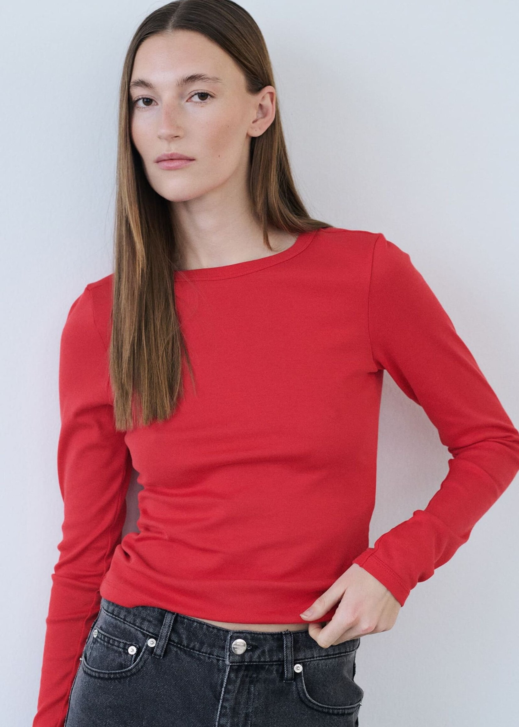 Mads Nørgaard Grace Jersey Camille Tee,  Goji Berry