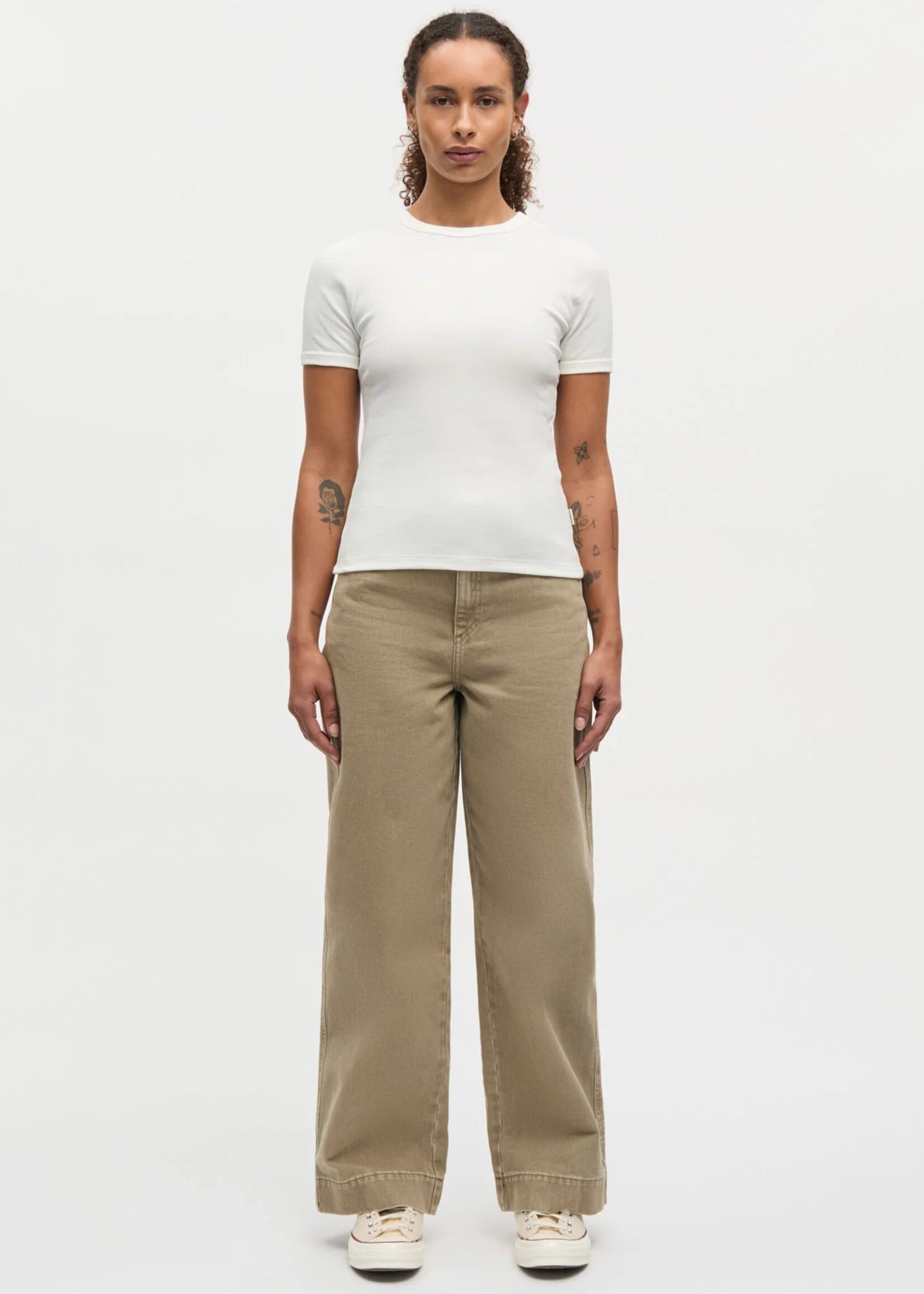 Mads Nørgaard Grace Jersey Tune Tee, White