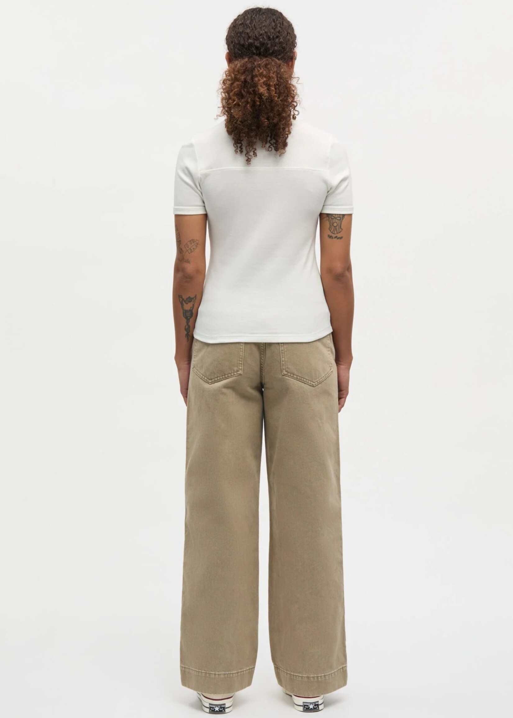 Mads Nørgaard Grace Jersey Tune Tee, White