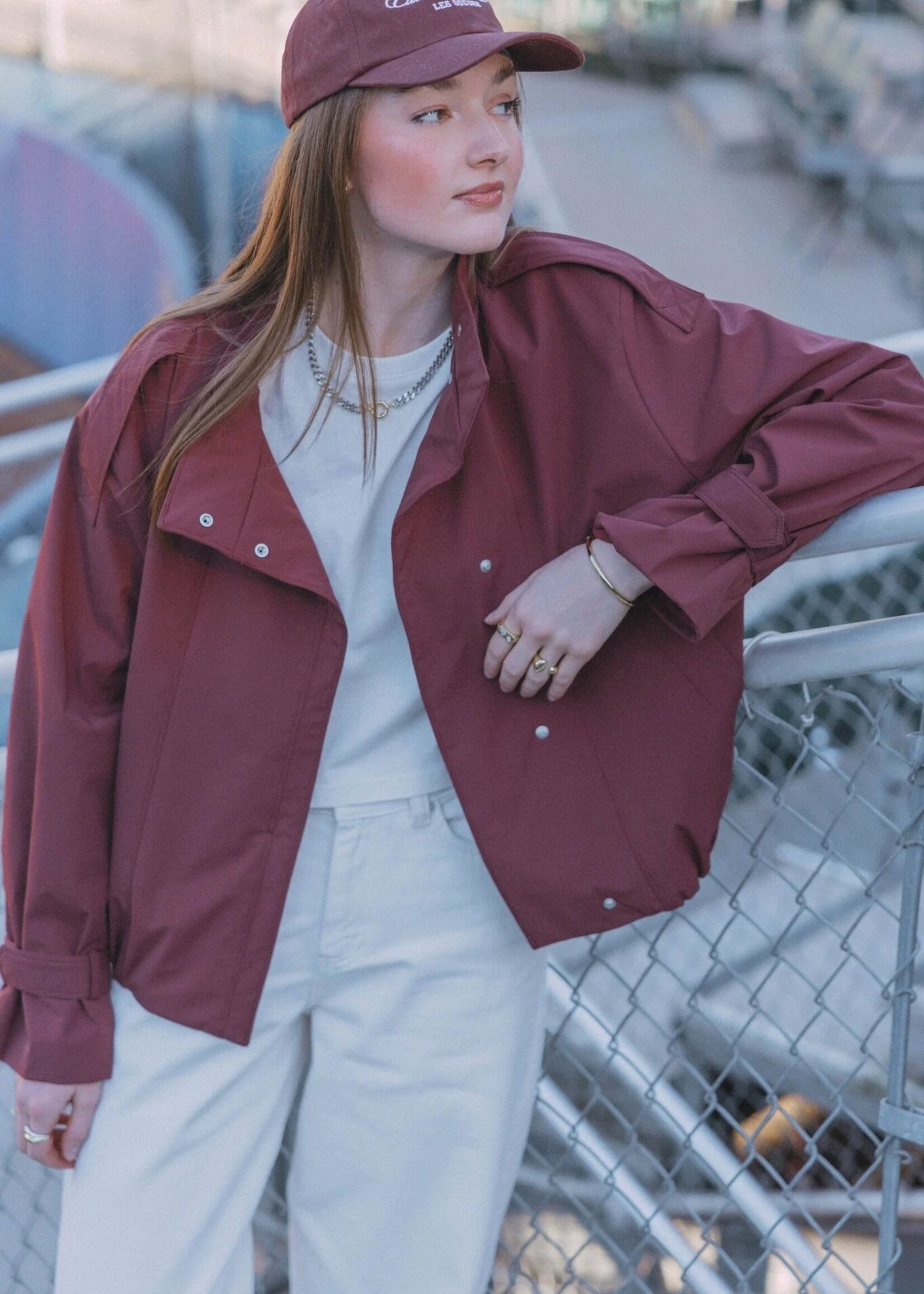 Les Soeurs Harlow Jacket, Bordeaux