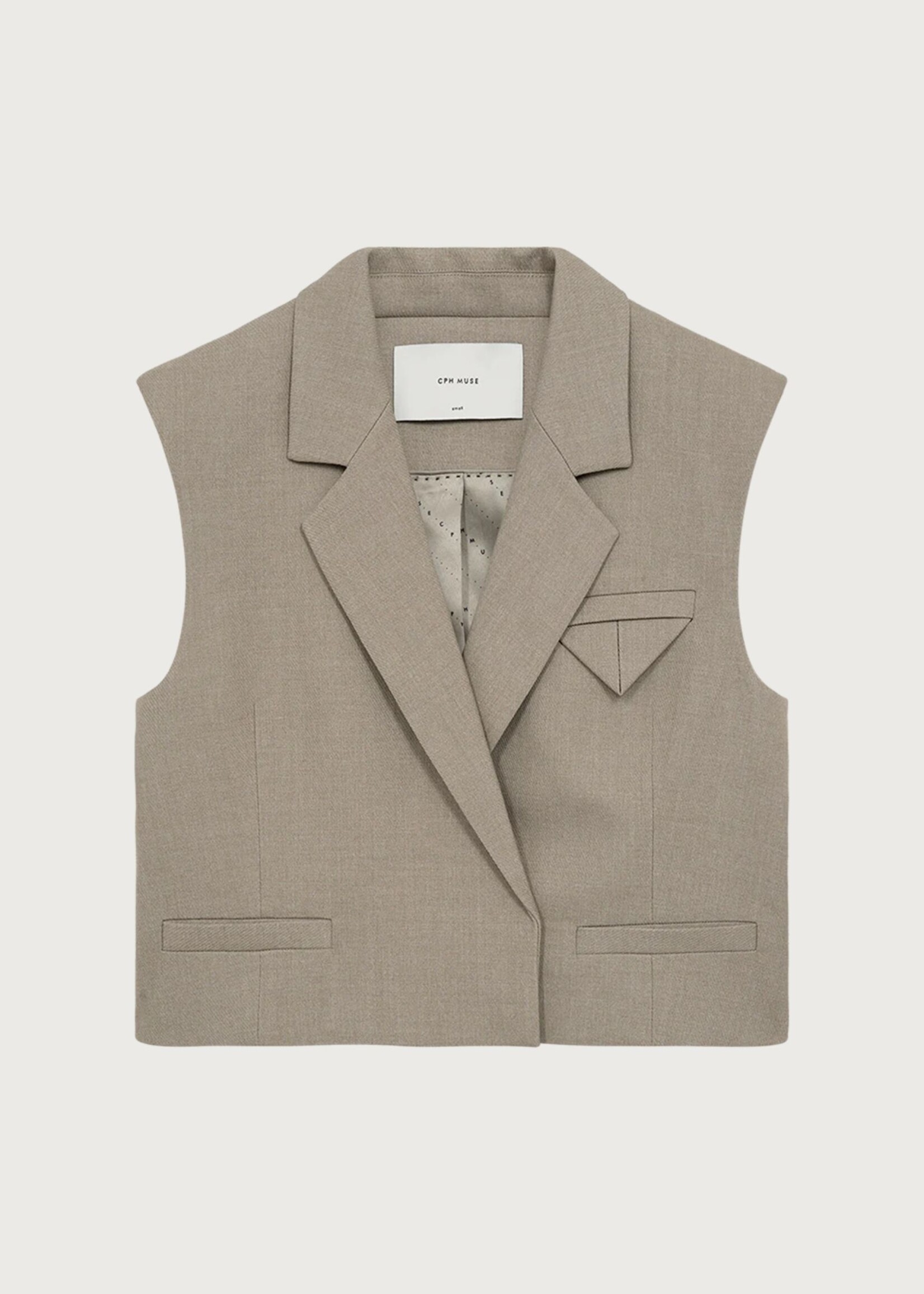 Copenhagen Muse Tailor Waistcoat, Winter Twig Melange