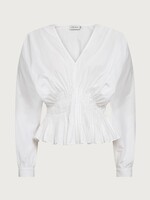 Copenhagen Muse Popline Blouse, Bright White