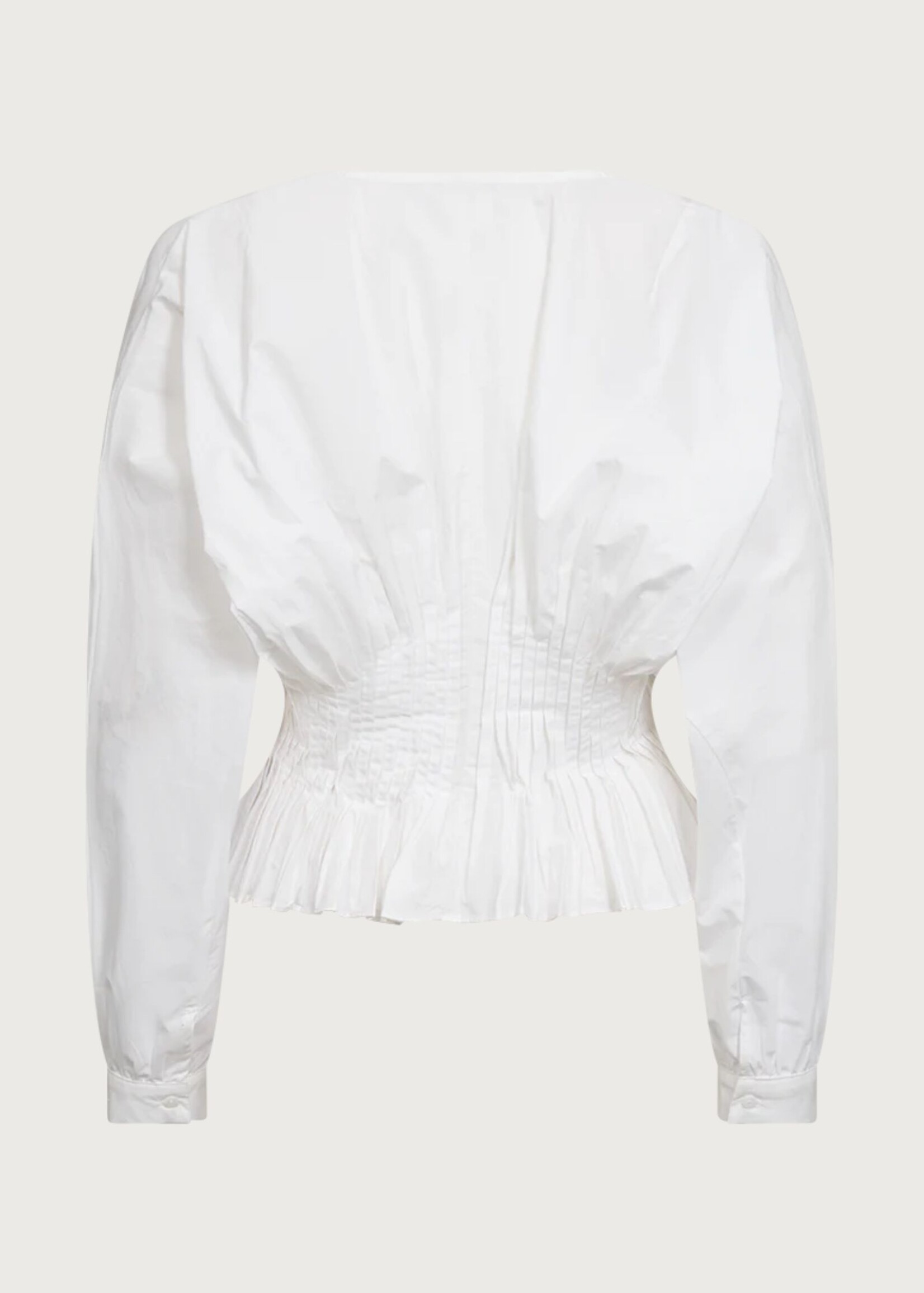 Copenhagen Muse Popline Blouse, Bright White