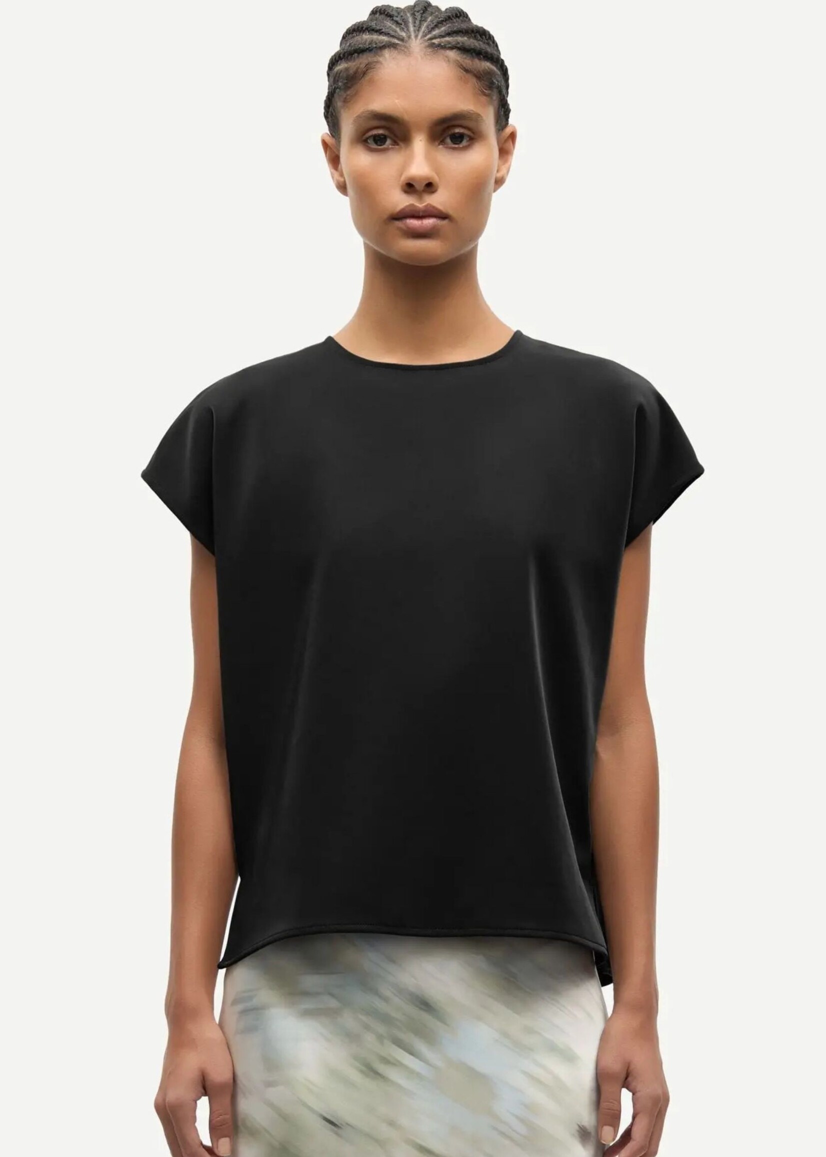 Samsøe Samsøe Sahoy Top, Black