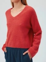 Six Ames Paige V-neck Knit, Sorbet