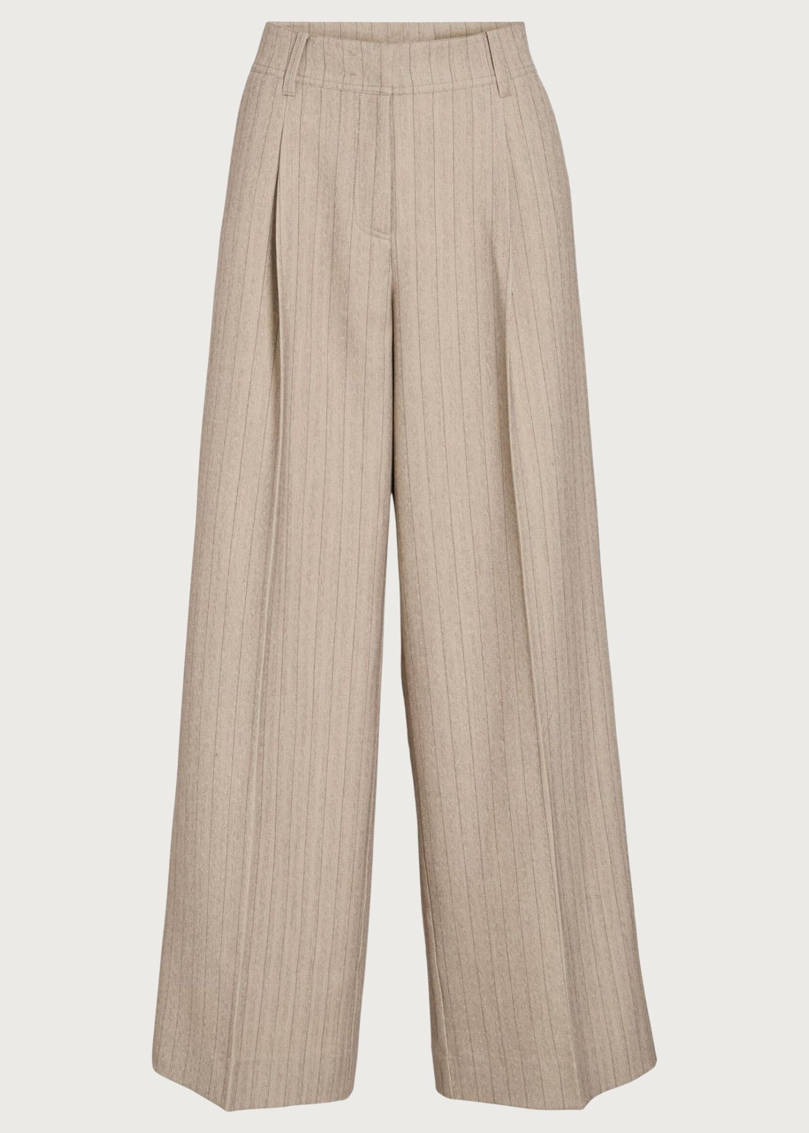 The Rouge Edit Rousaga Trousers, Feather Gray Melange