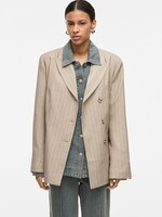 The Rouge Edit Rousaga Blazer, Feather Gray Melange
