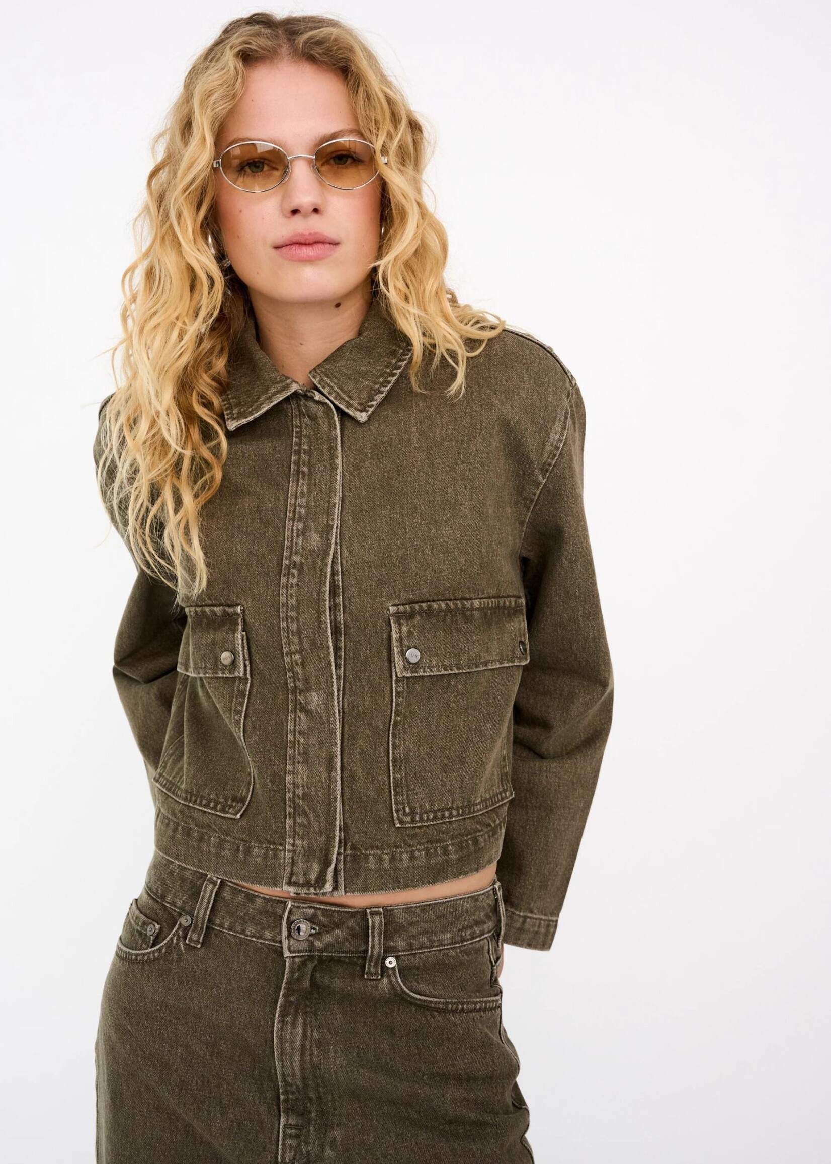 Ivy Copenhagen Emma Jacket, Olinda Desert Green