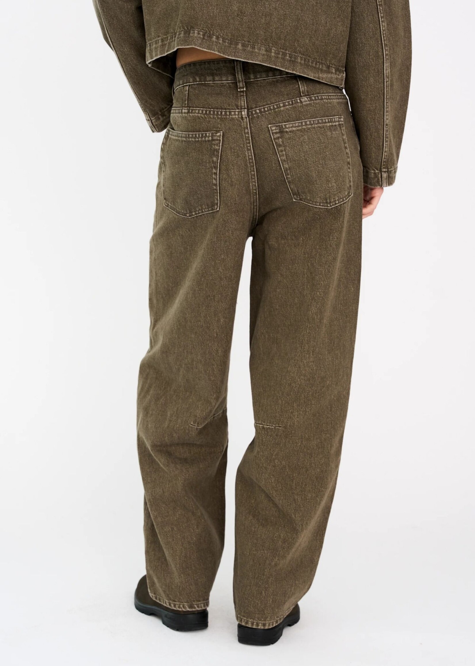 Ivy Copenhagen Janice Slung Jeans, Olinda Desert Green