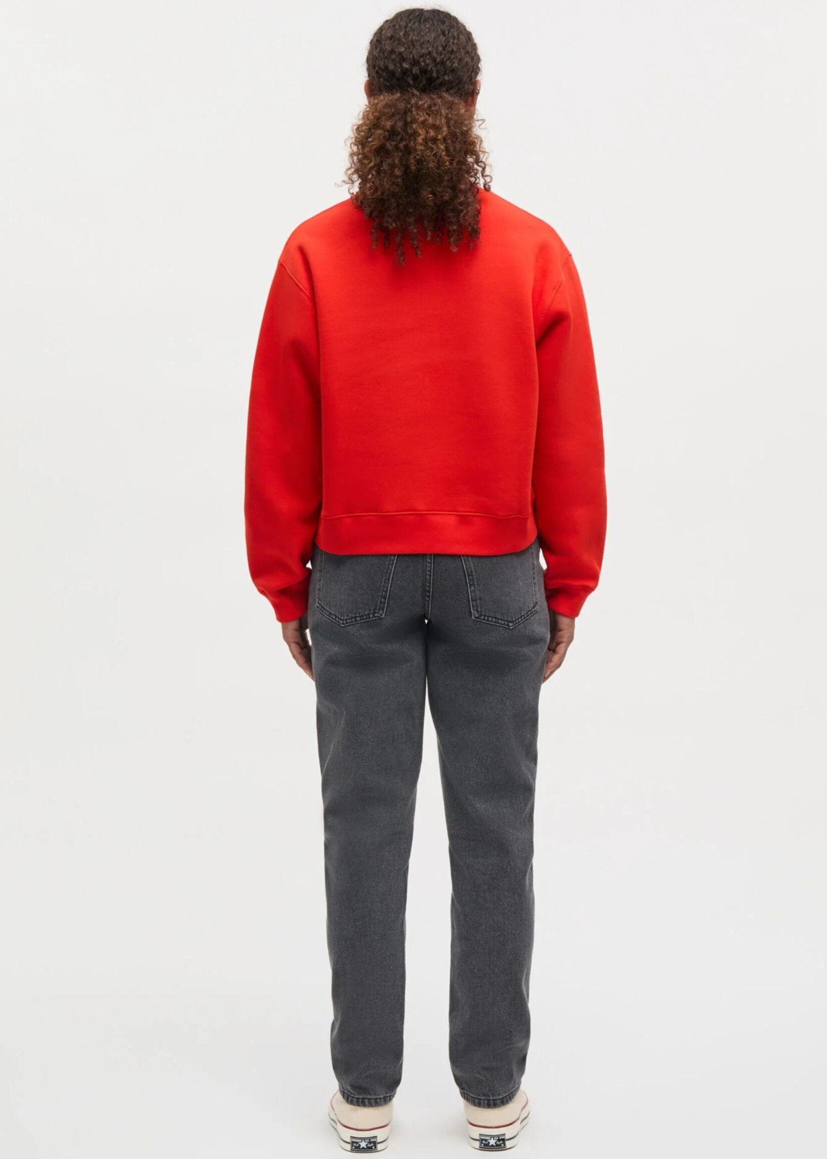 Mads Nørgaard Standard Taylor Sweatshirt, Fiery Red