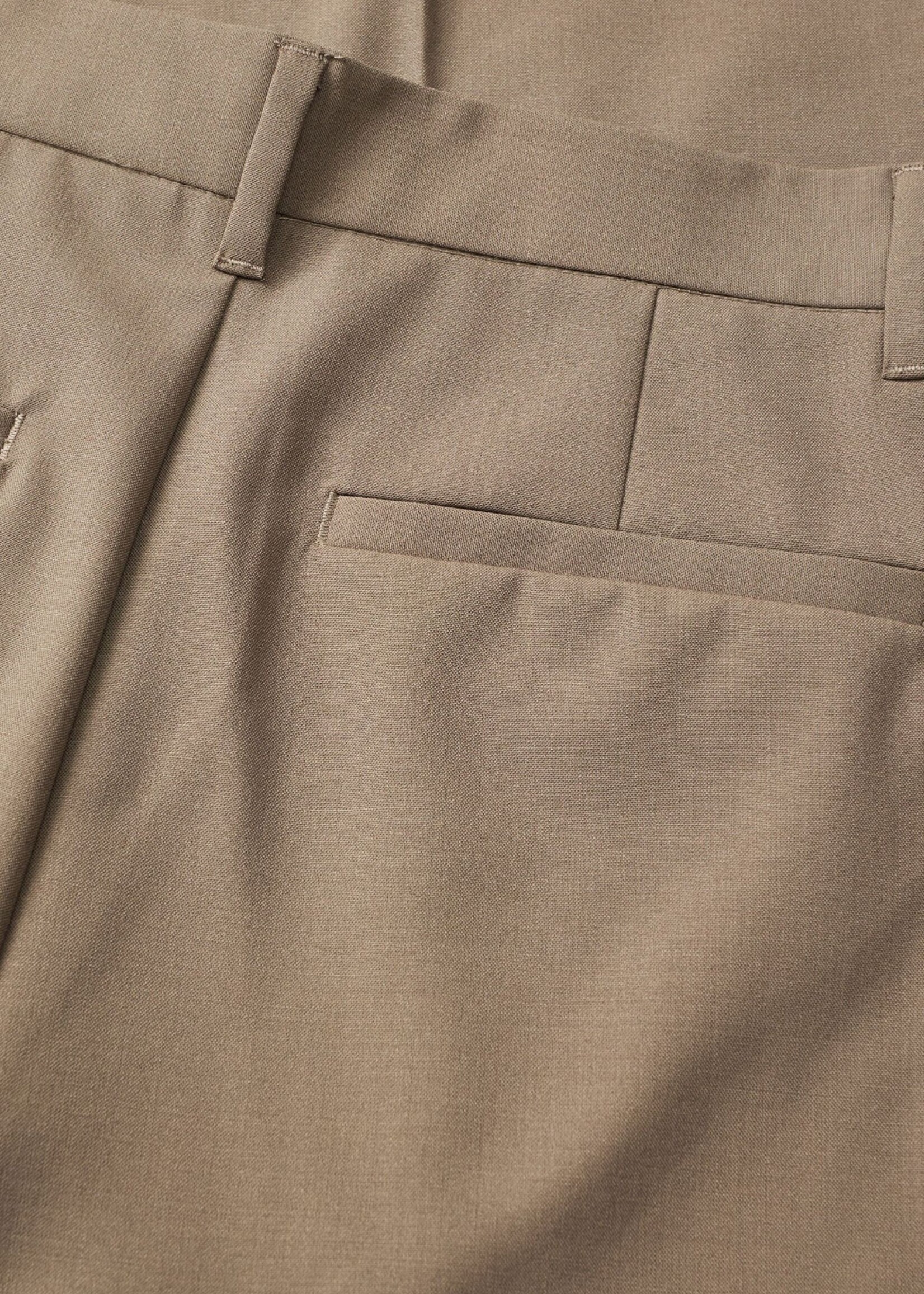 Mads Nørgaard Dense Weave Maria Pants, Walnut