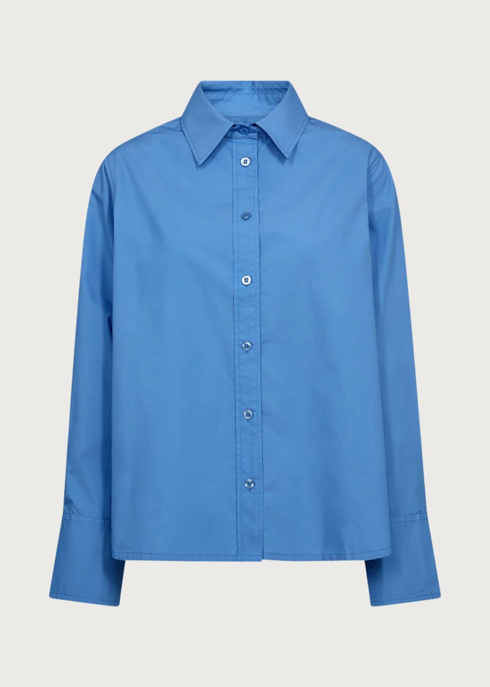 Ivy Copenhagen Filippa Essential Shirt, Sky Blue