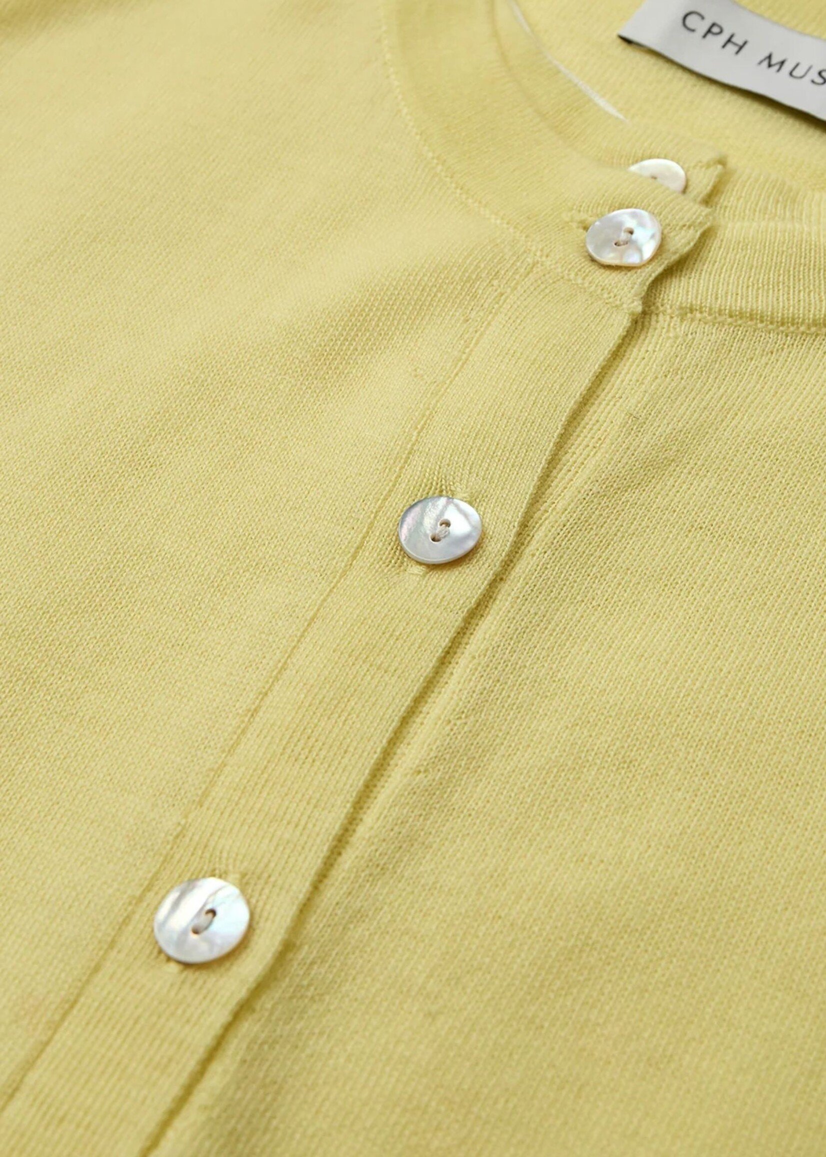 Copenhagen Muse Marino Cardigan, Citron