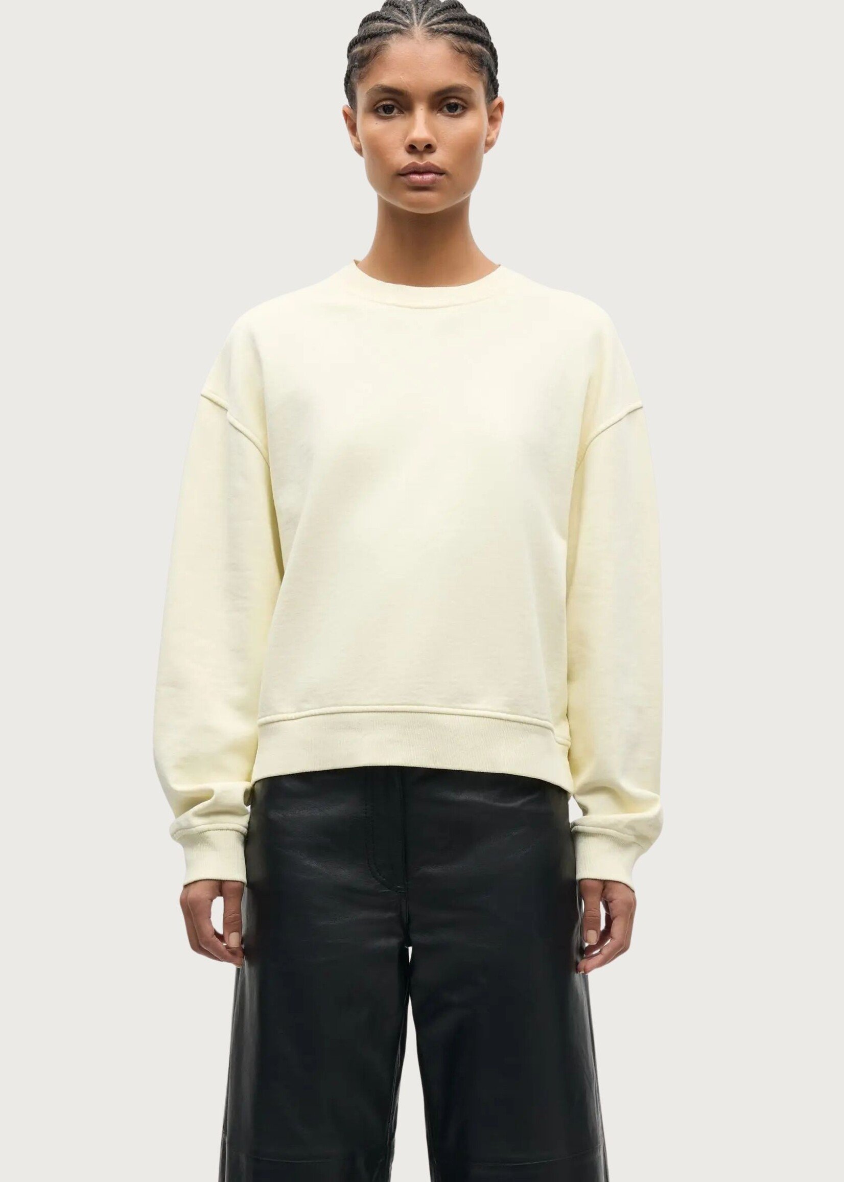 Samsøe Samsøe Savan Sweat, Ethereal Green pigment