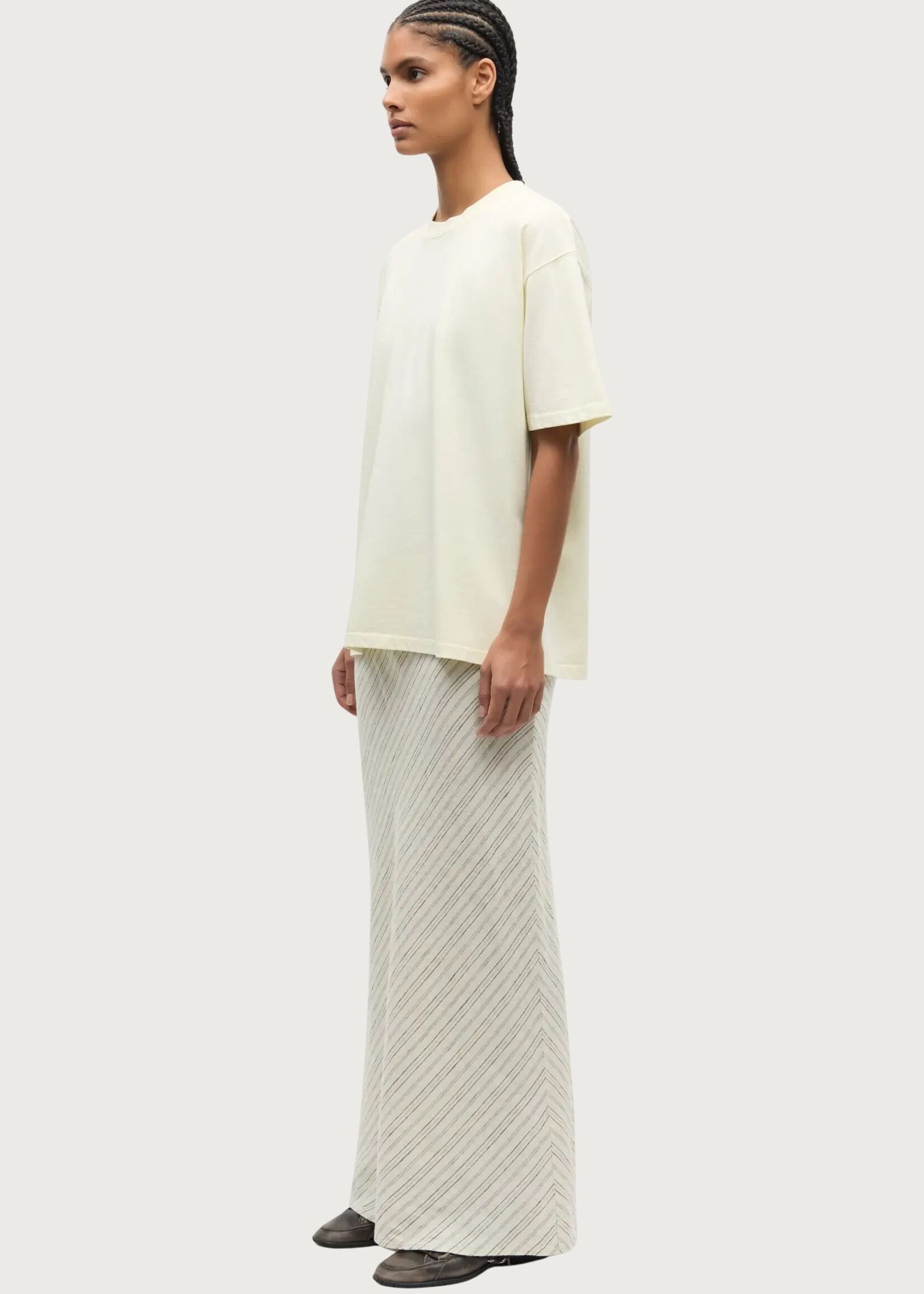 Samsøe Samsøe Eira T-shirt, Ethereal Green Pigment