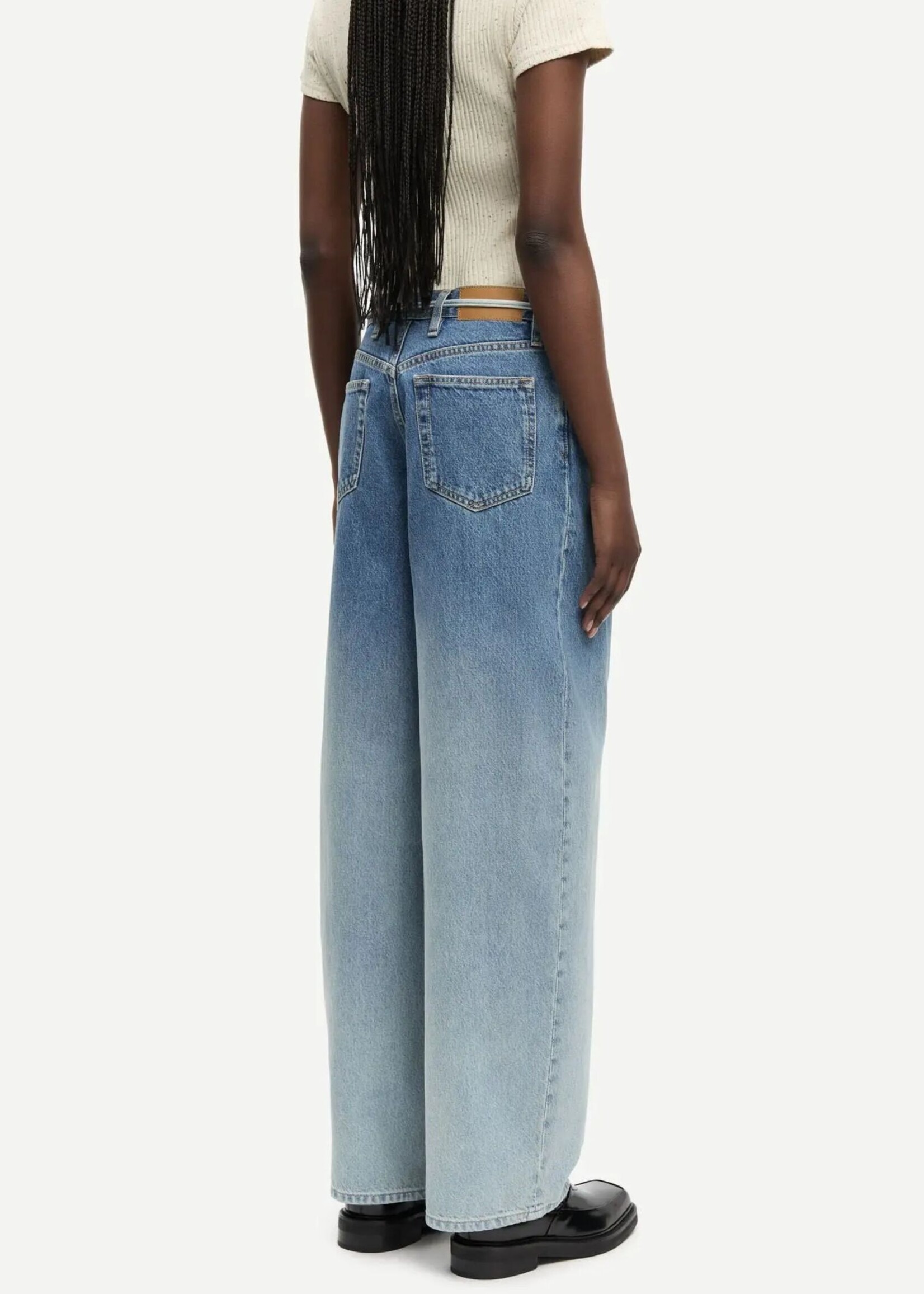 Samsøe Samsøe Saharper Jeans W. Belt, River Fade