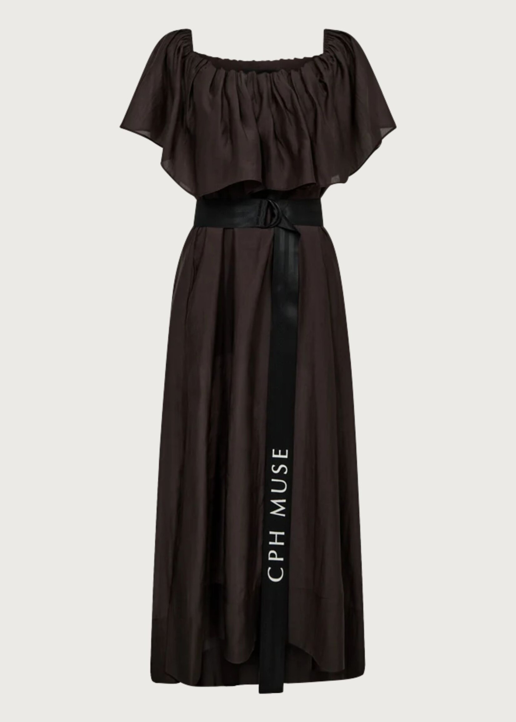 Copenhagen Muse Molly Off-Shoulder Dress, Mulch