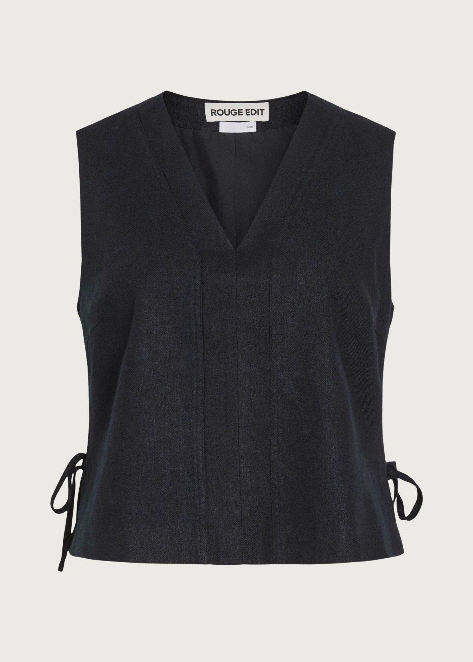The Rouge Edit Rousummer V-Neck Vest, Meteorite